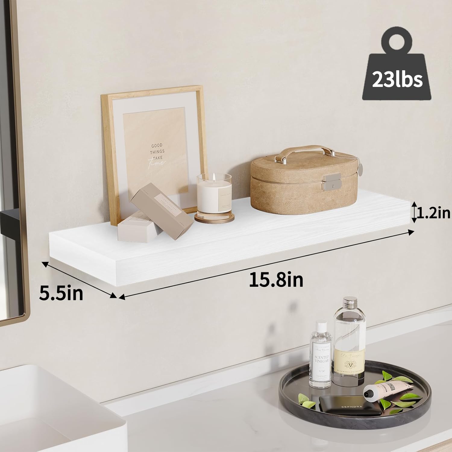 Fixwal 158 In Floating Shelves Set of 4