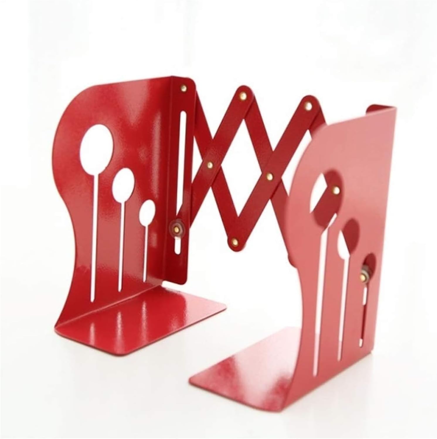 Stainless Steel Adjustable Decorative Bookends