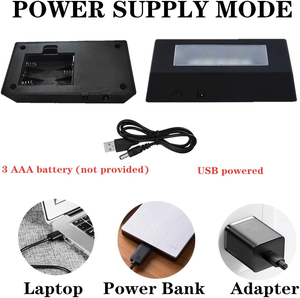 Eustuma Color Changing LED Light Base Display Stand