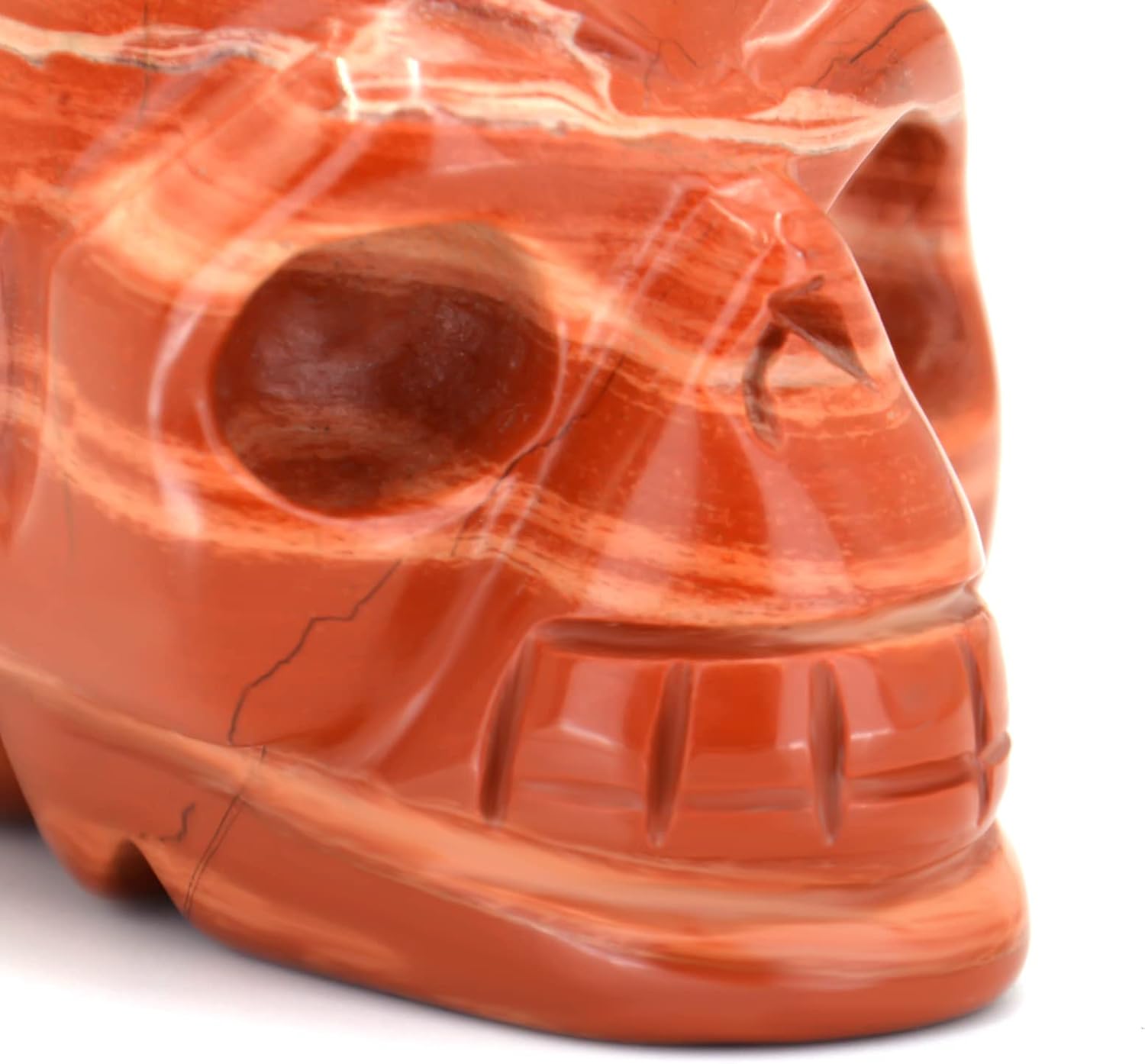 Skull Head Crystal Halloween Decoration Sculpture