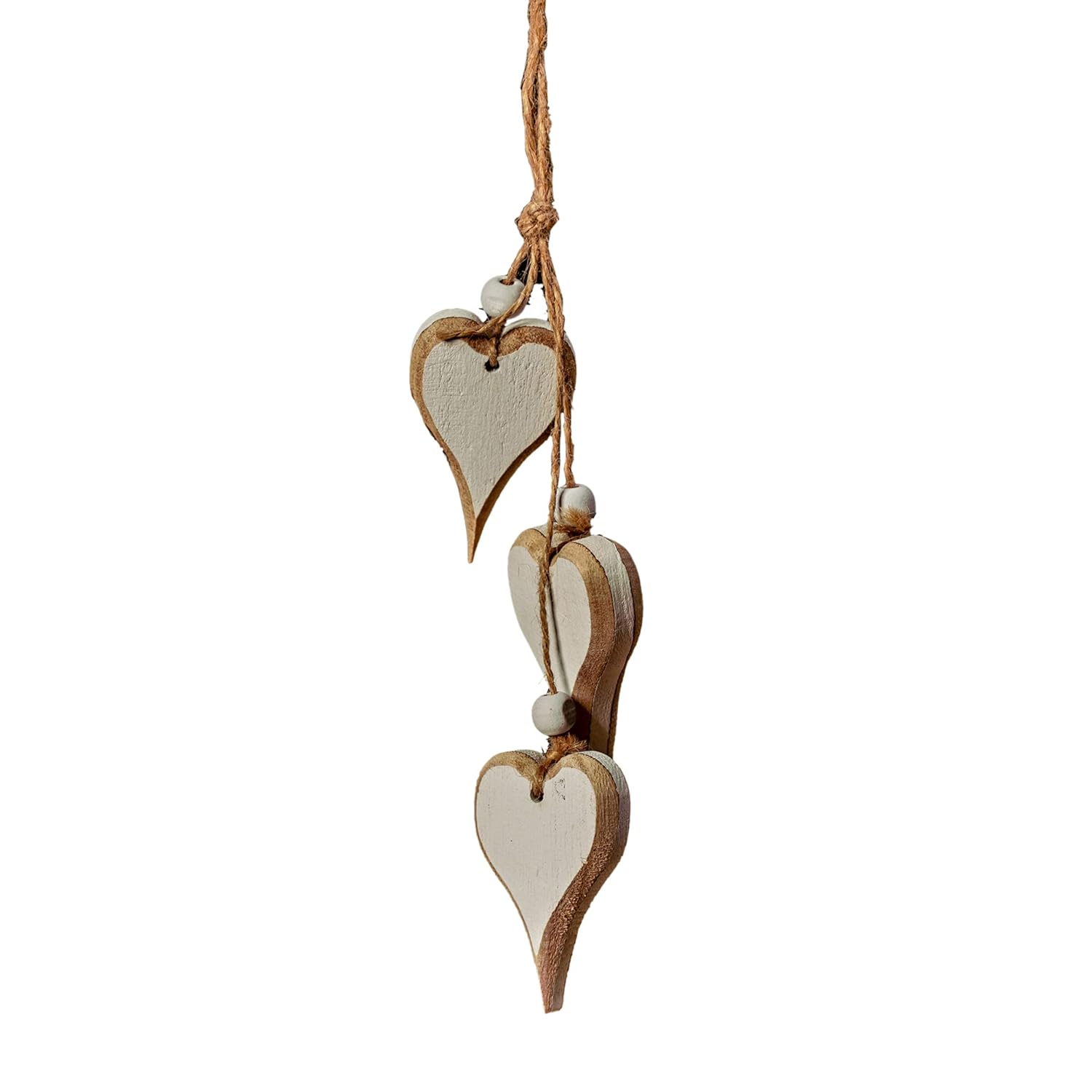 SunBeam Heart-shaped Wooden Hanging Decorative Ornaments