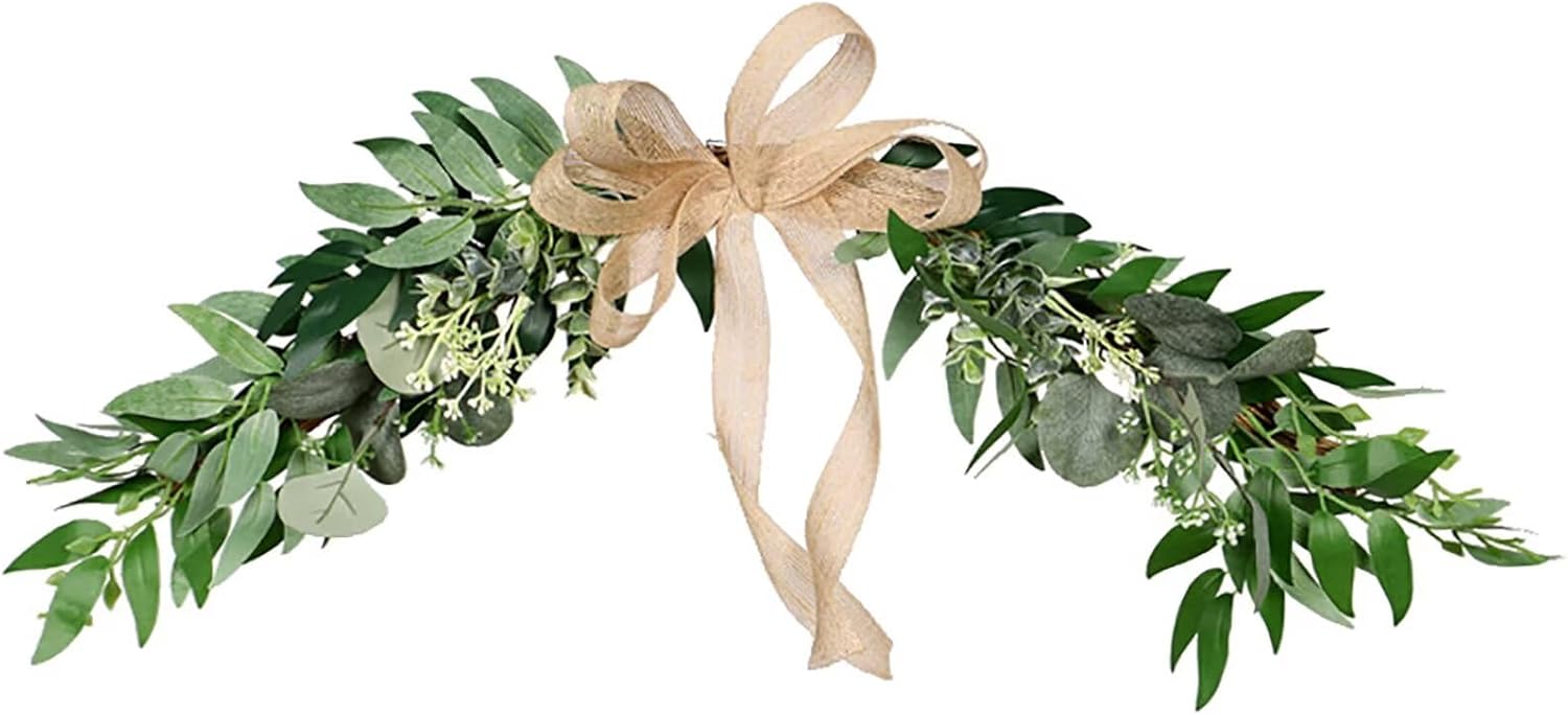 Lovmeety Artificial Eucalyptus Leaves Decor Swag 1