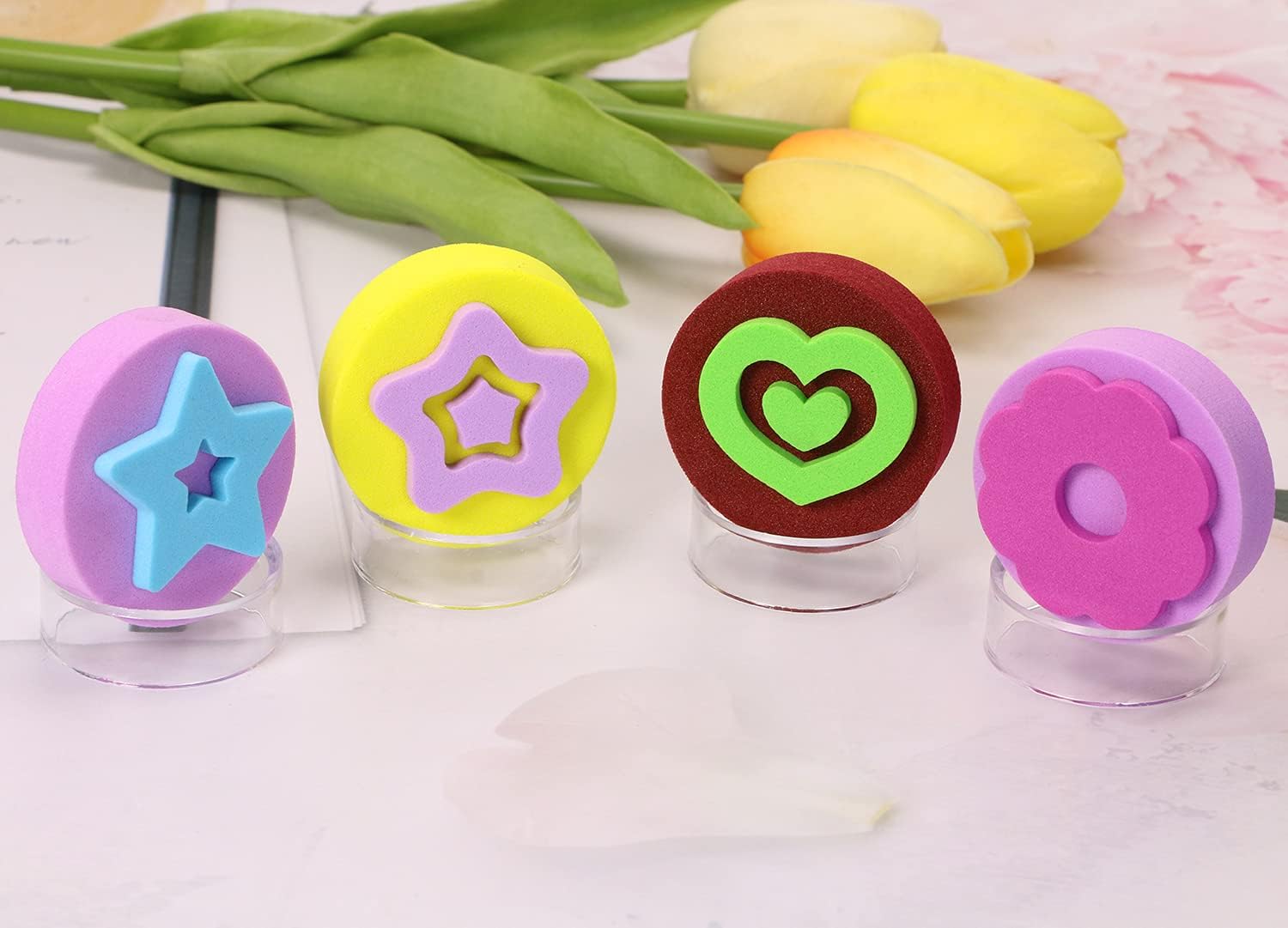 Penta Angel Acrylic Display Stands 12Pcs for Golf Ball Softball Tennis Spheres Jewelry Collections