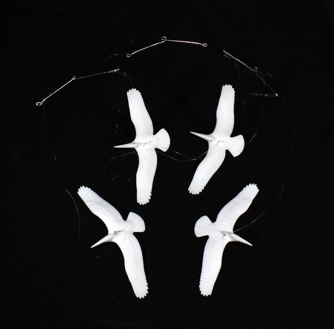 John Perry Studio Four Pelican Mobile Sculpture 6in Wingspan