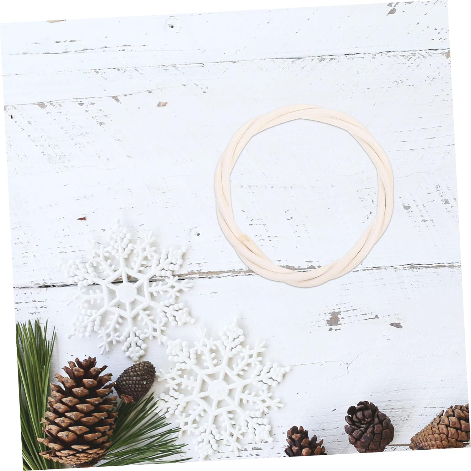 NOLITOY 6pcs Rattan Wreath Crafting Kit for Decorations