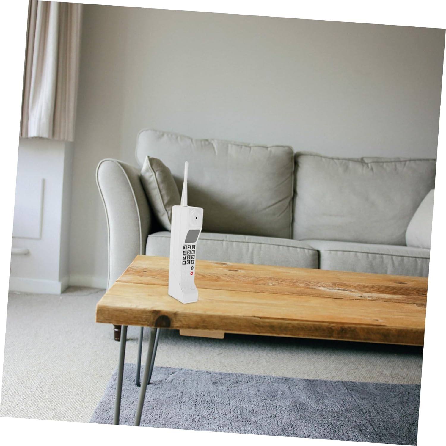 Retro Cellphone Decor Statue Vintage Phone Ornament