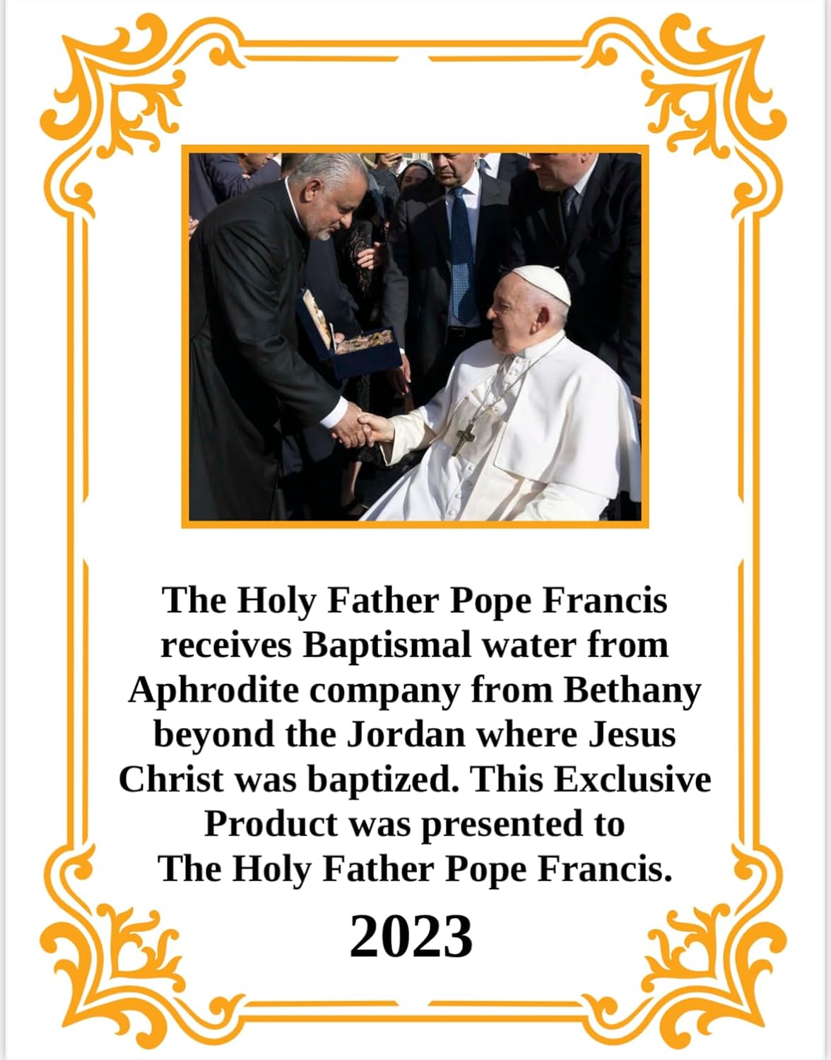 Jordan River Holy Water Set for Women - Glass Amphora Frankincense