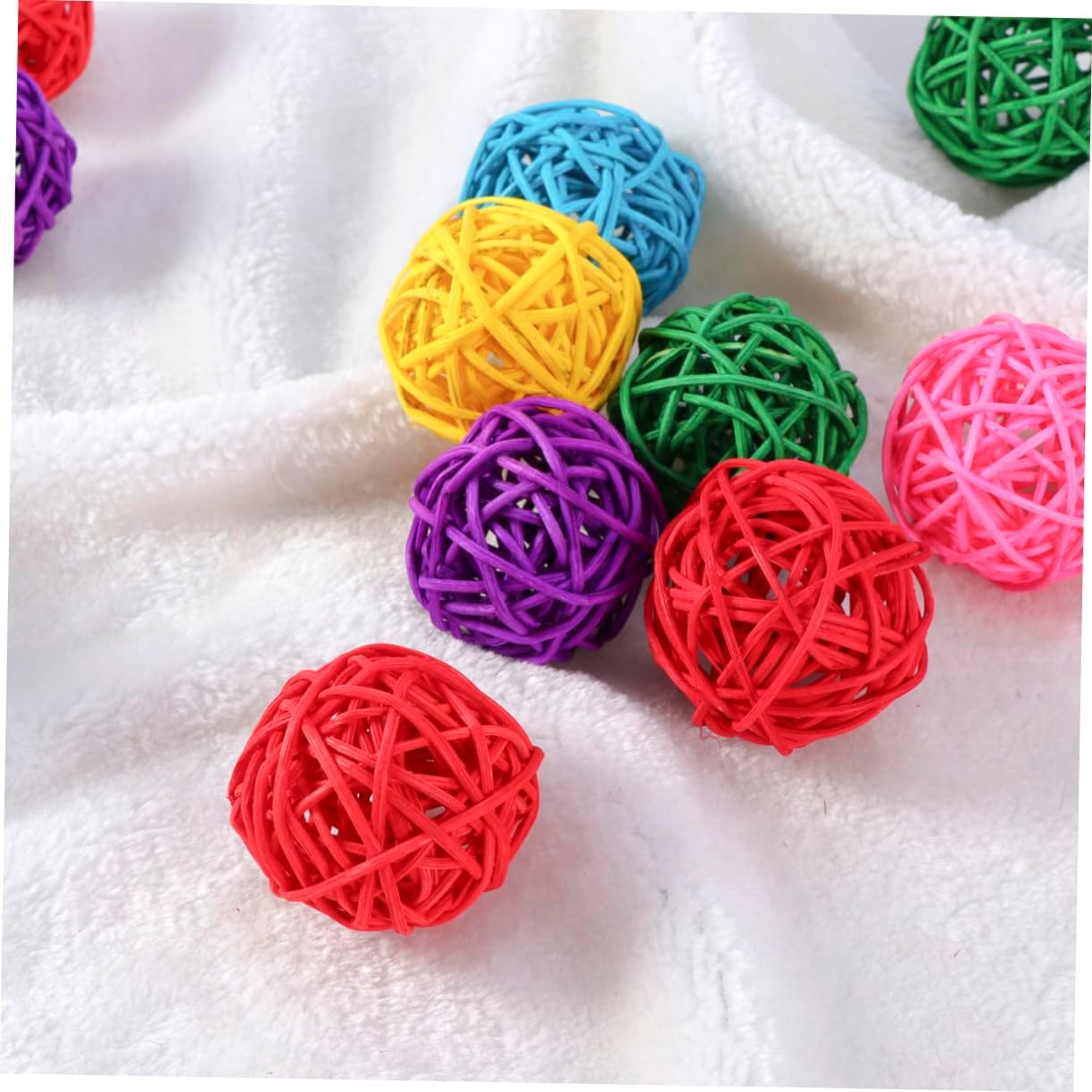 Alipis 20pcs Rattan Decorative Balls for Home Party Wedding Christmas