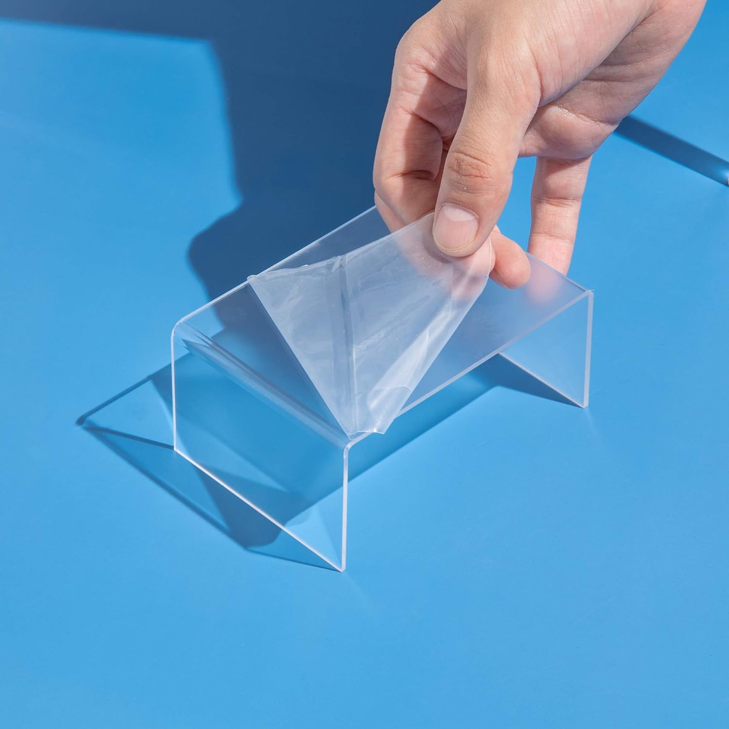 BYCY Clear Acrylic Riser Set of 10 for Jewels Cupcakes Tea Sets