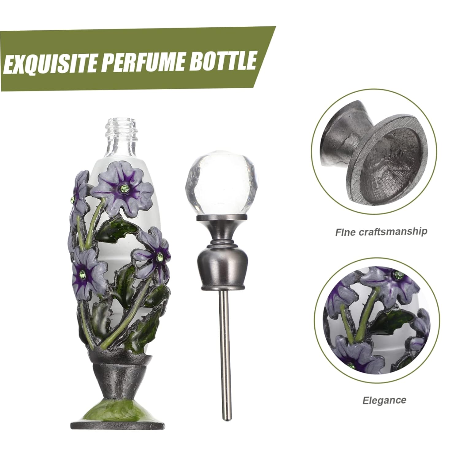 BESTYASH Vintage Essential Oil Travel Bottle