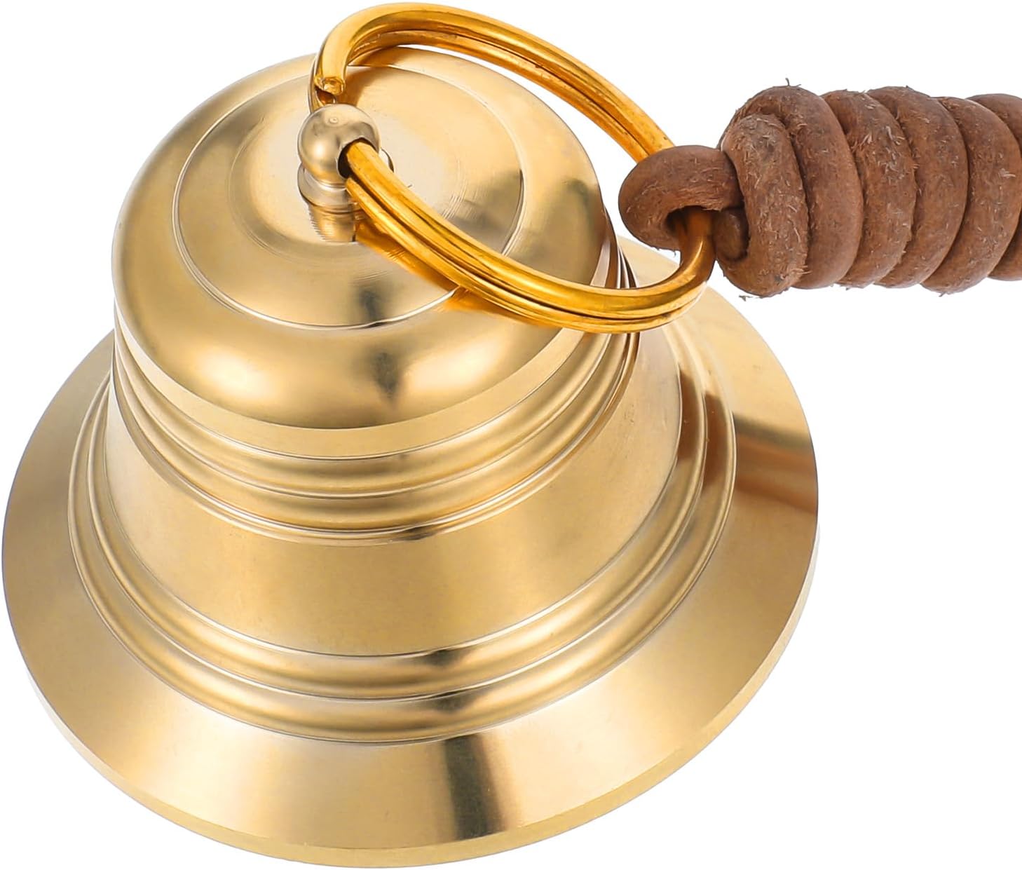 QfwdfcTrenz Brass Door Bell 2PCS Gold Hanging Bell Decor