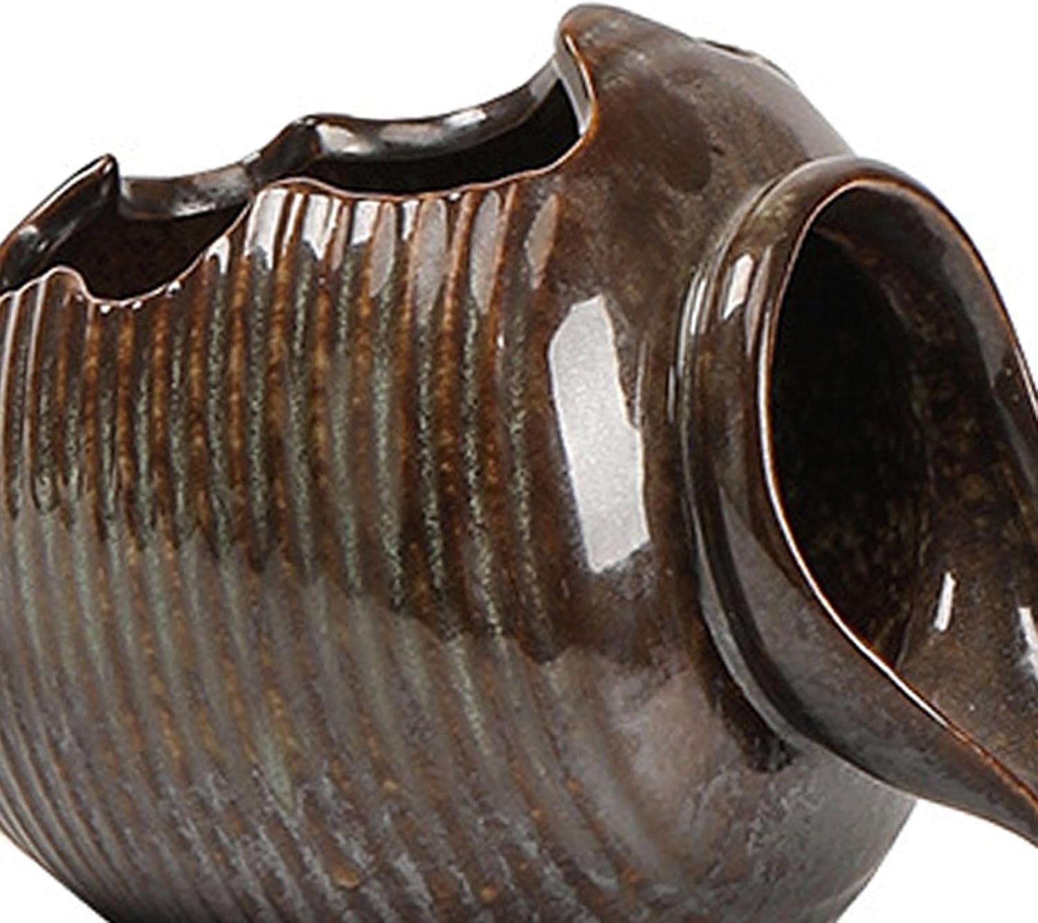 Ceramic Circulating Fountain Jar 4x37x35 Inch Tabletop Decoration