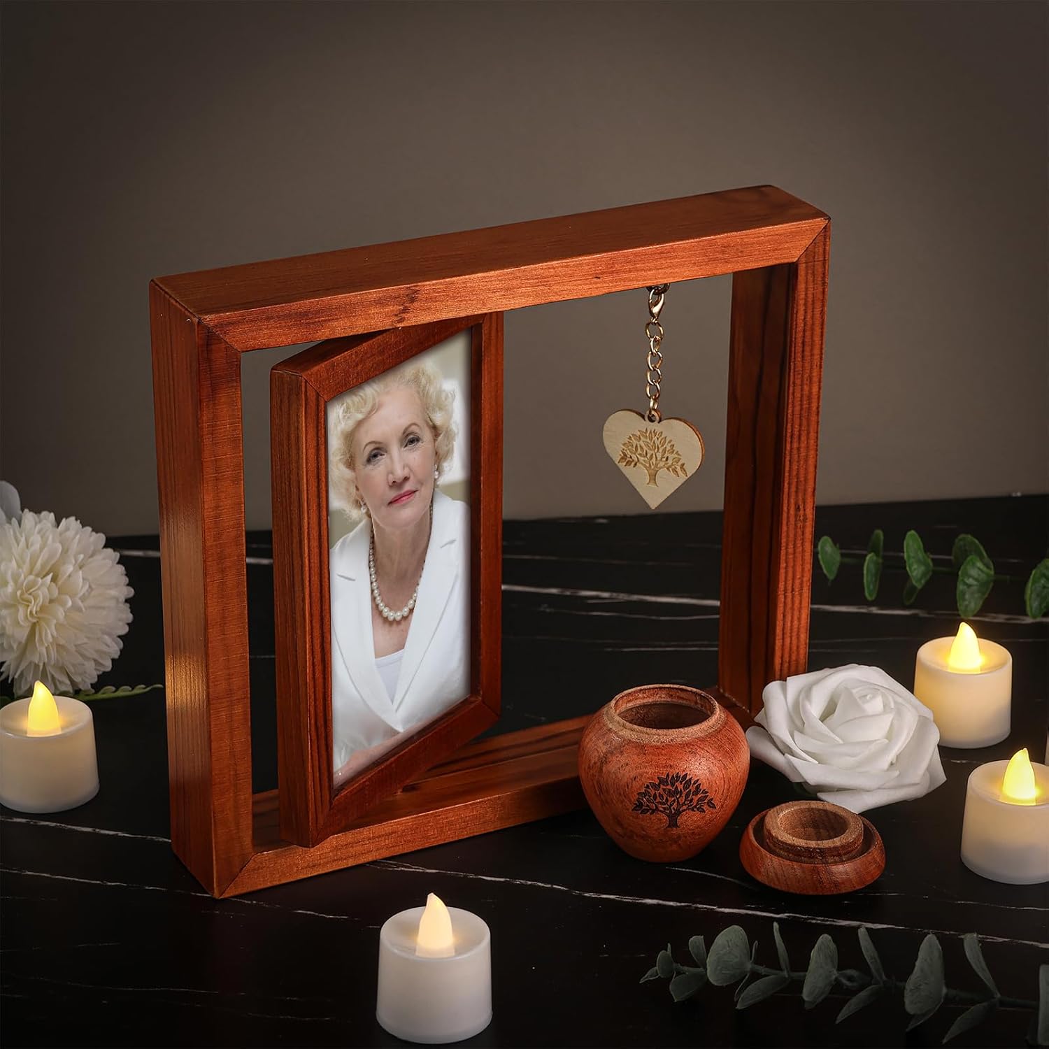Small Urns for Human Ashes Memorial Picture Frame Keepsake