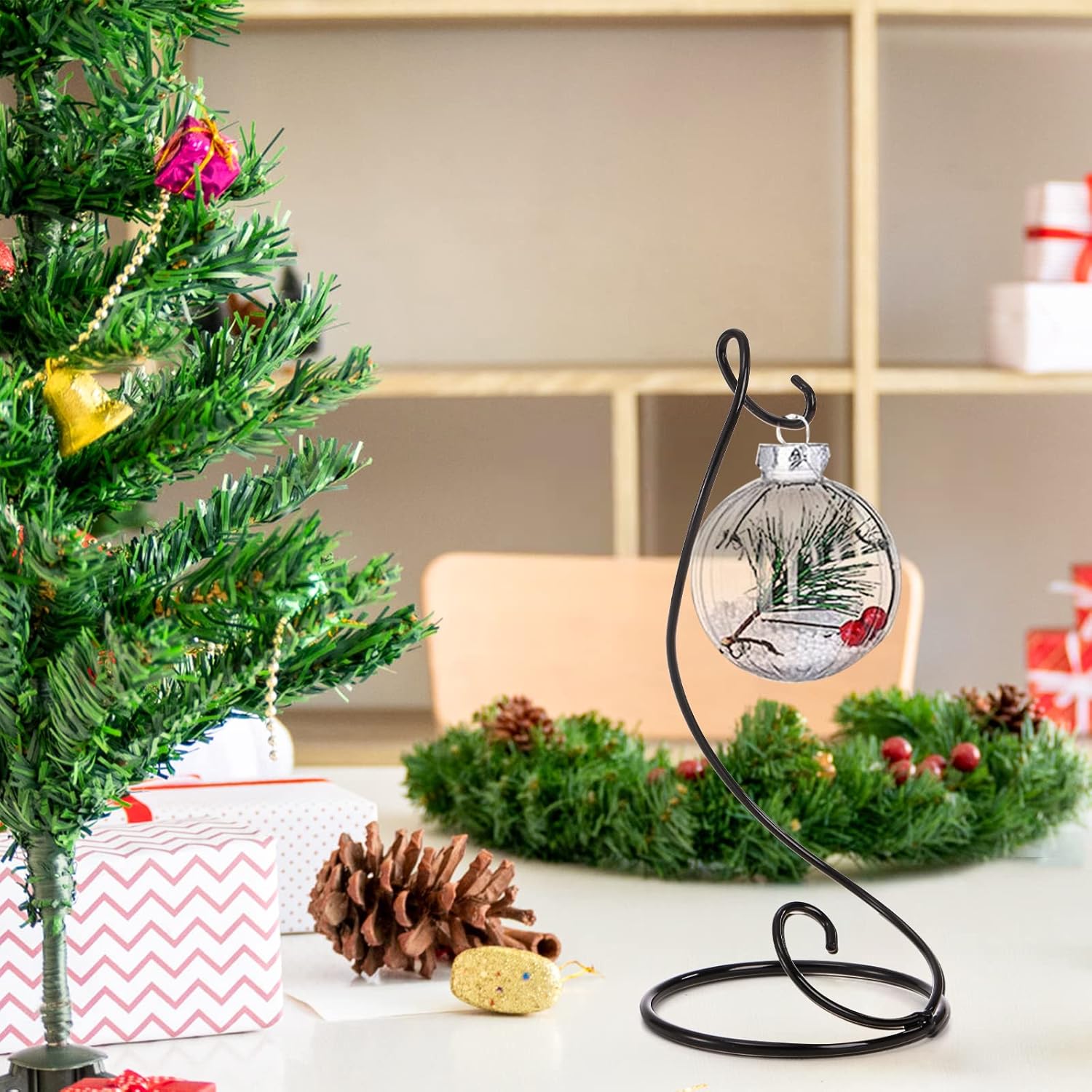 Peohud 16 Pack Hanging Ornament Display Stand