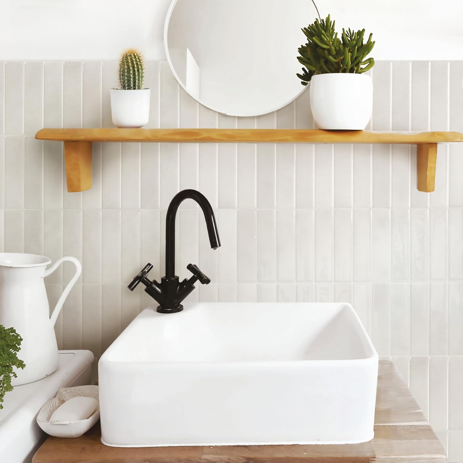Smart Tiles Peel and Stick Backsplash 5 Sheets