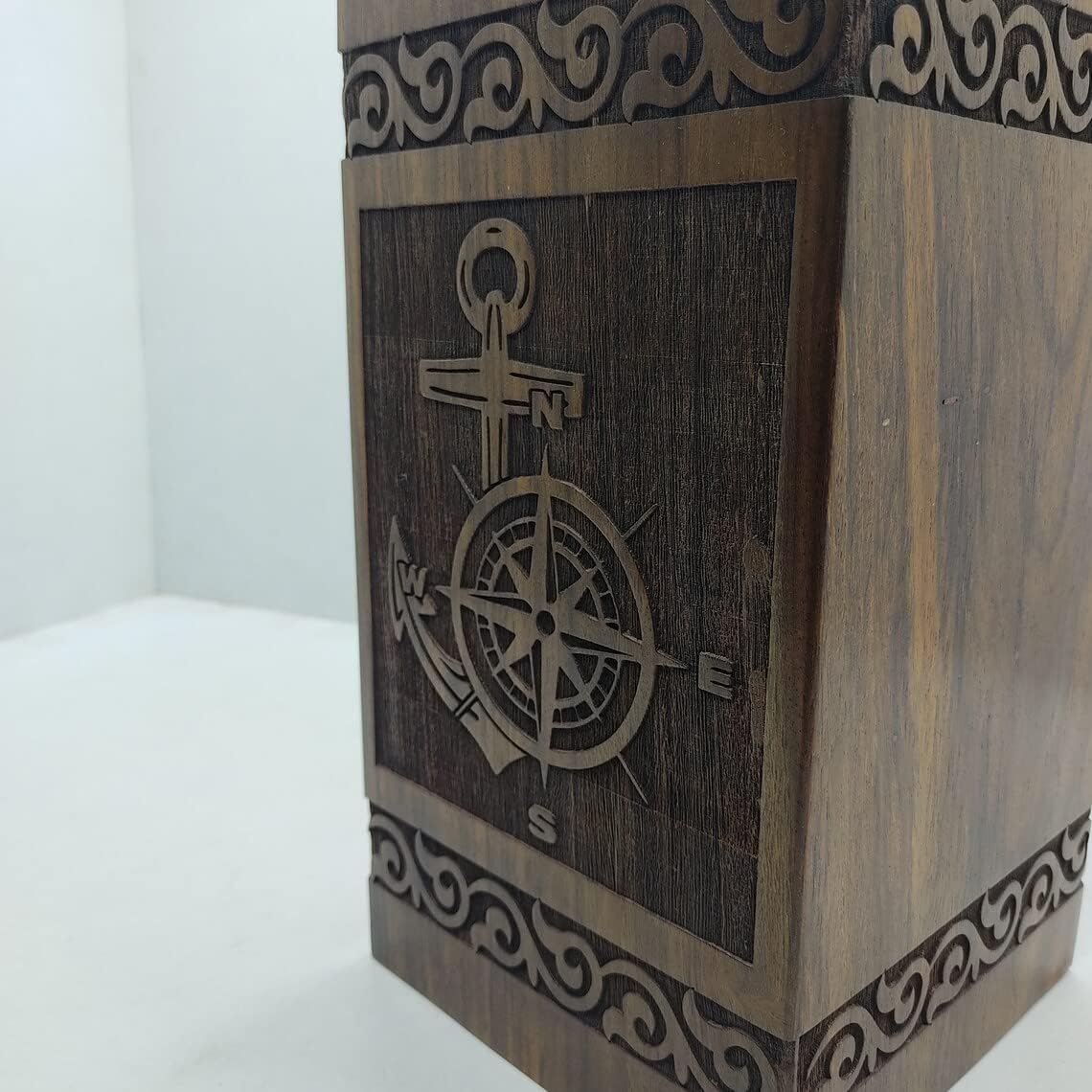 Handcrafted Wooden Urn for Human and Pet Ashes