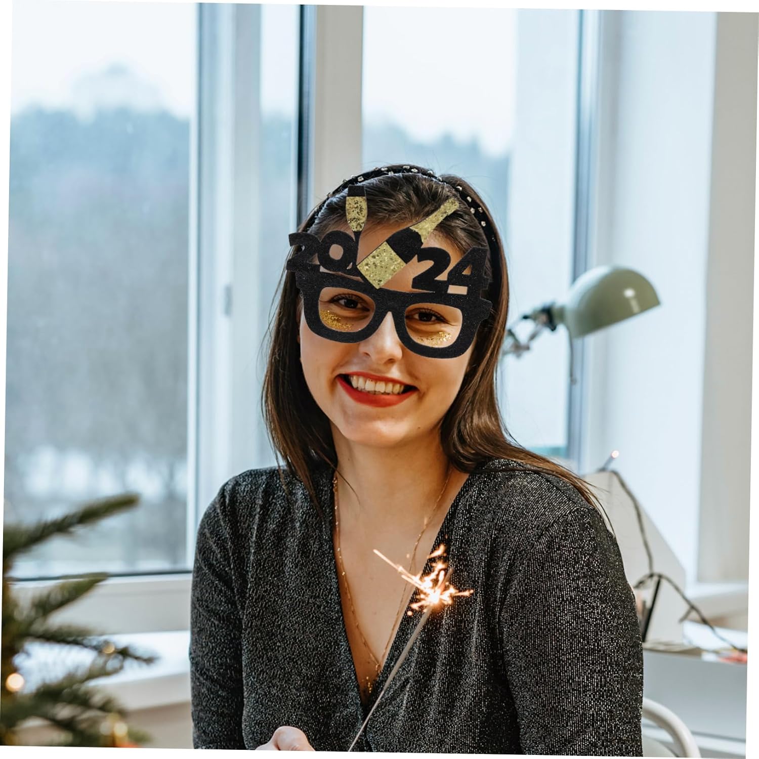 Year Party Fun Eye-catching Glasses for Celebrations