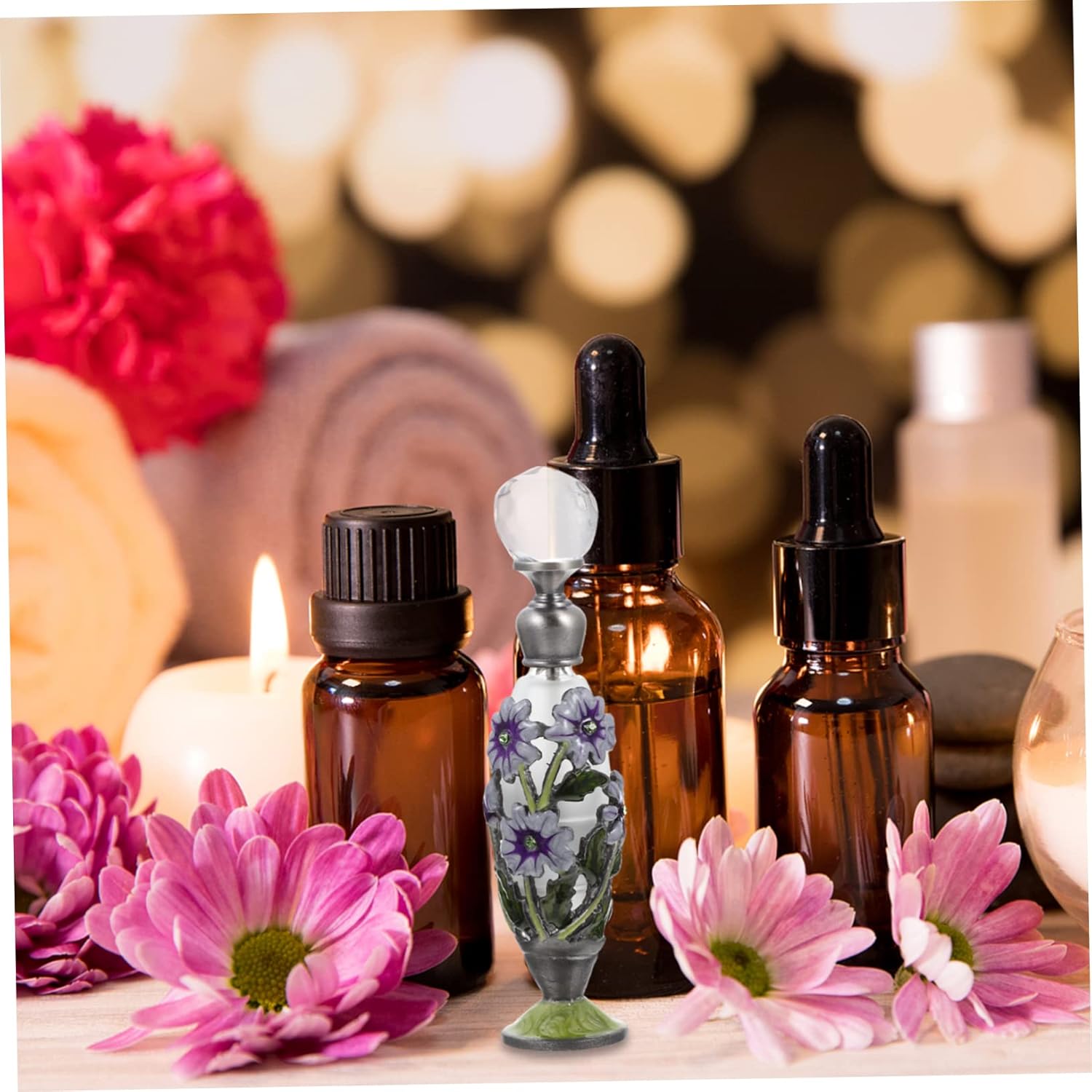 BESTYASH Vintage Essential Oil Travel Bottle