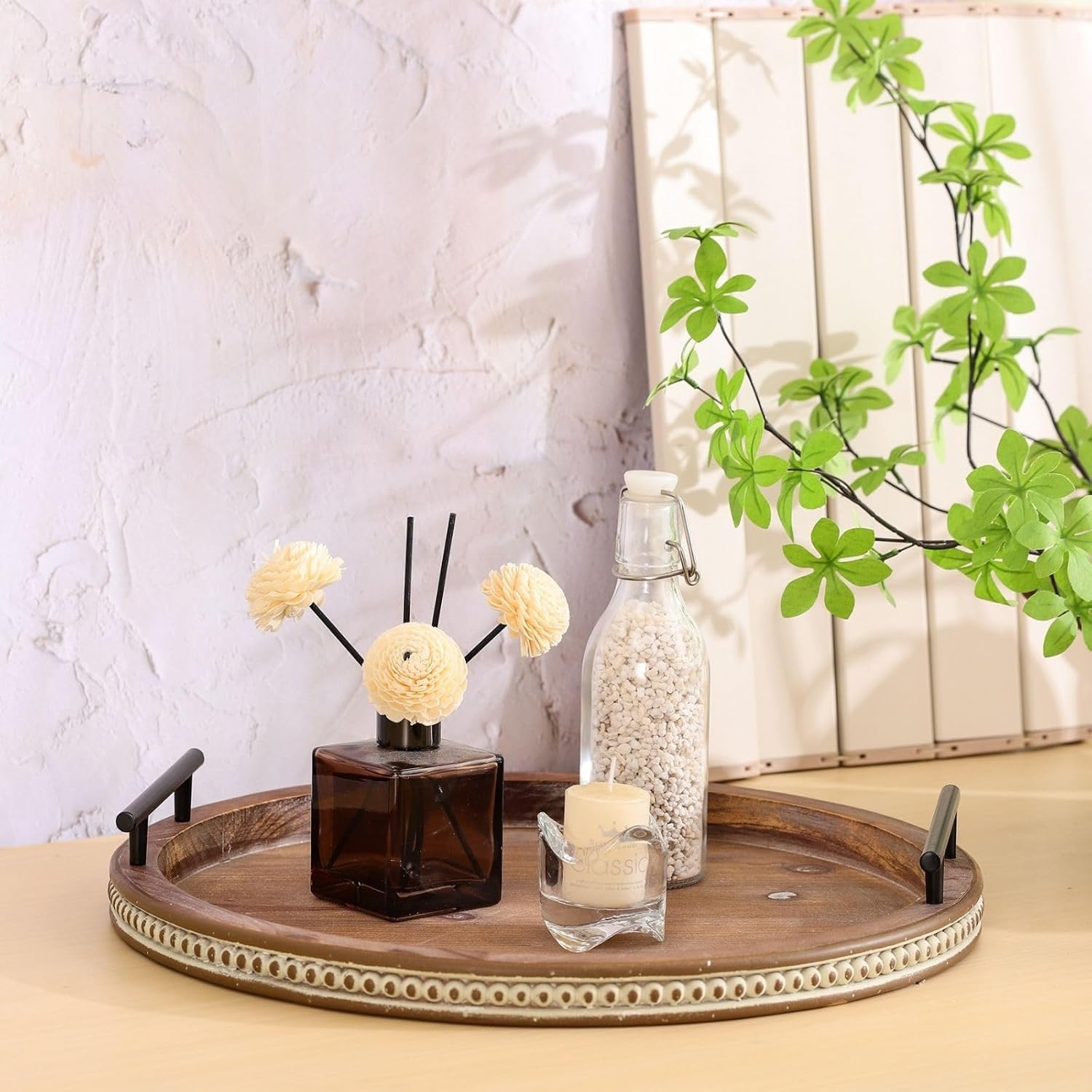 FESTWIND Coffee Table Tray with Handles