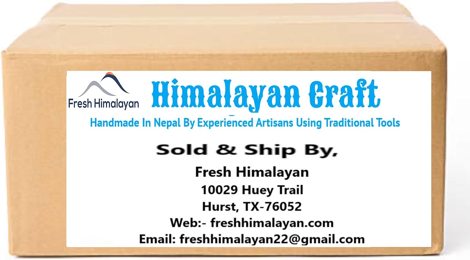 Himalayan Craft Wall Sculpture Mahakala Wooden Mask