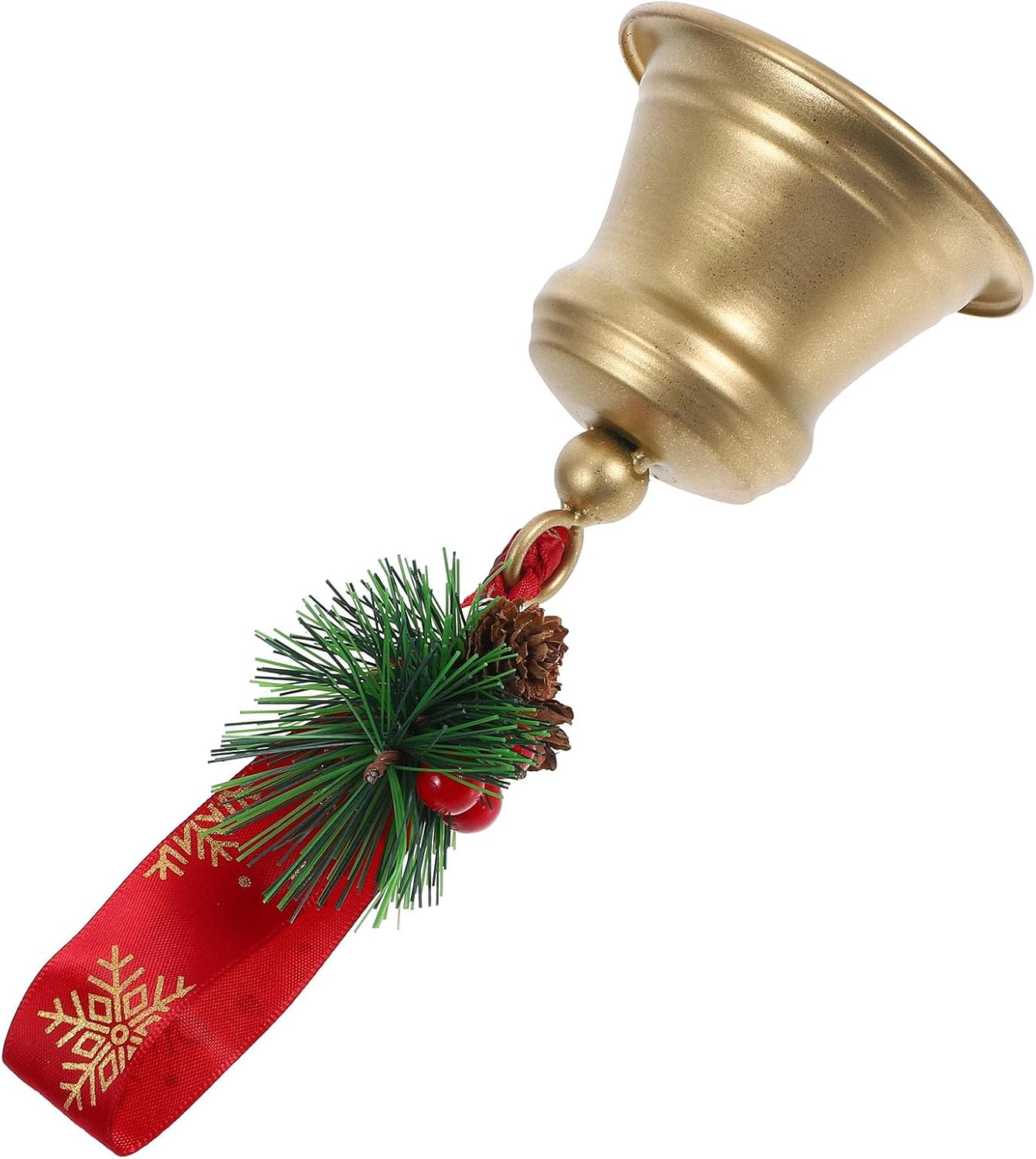 LUOZZY Christmas Metal Bell Decorative Hanging Ornament