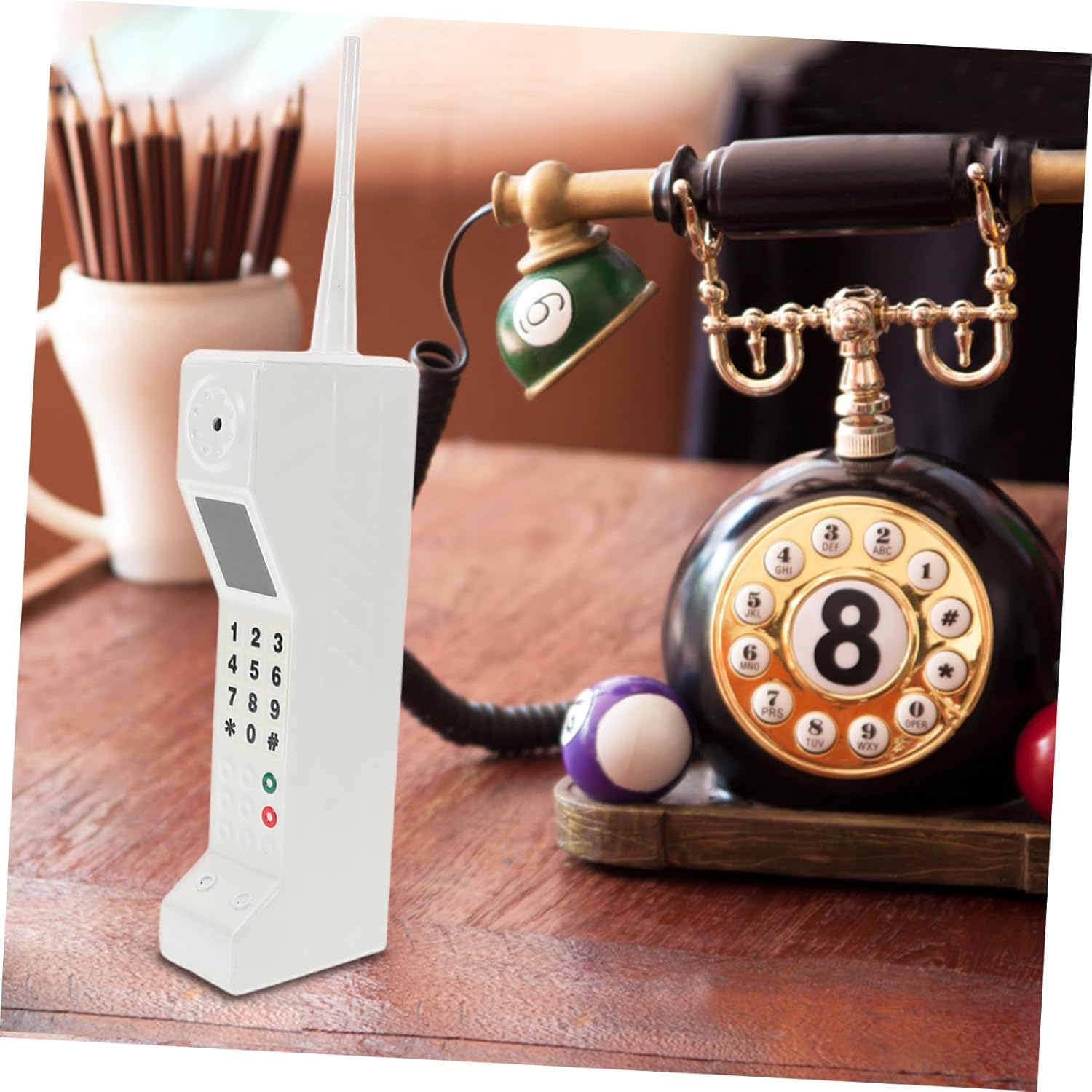 Zerodeko Classic 90s Retro Phone Decor Prop