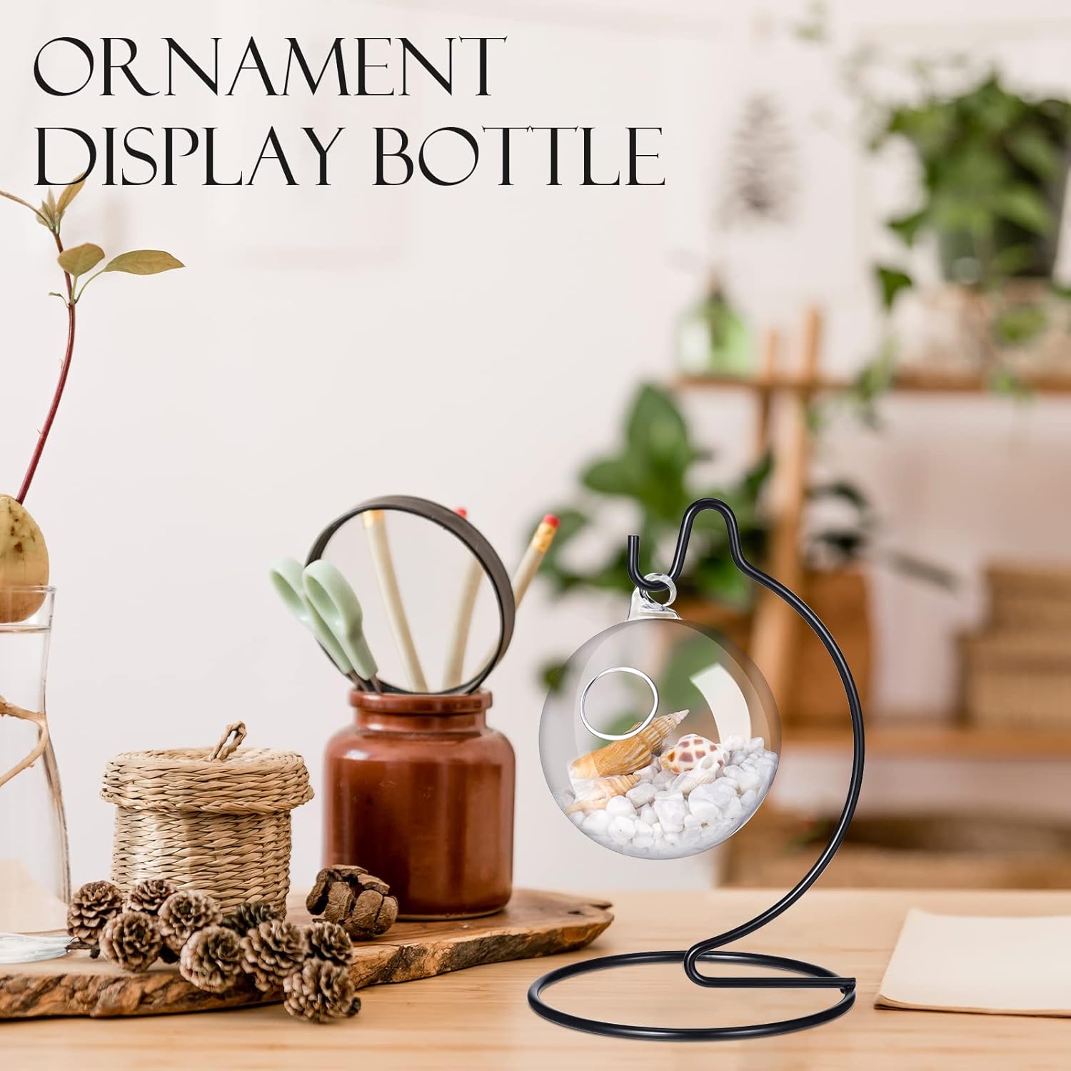 20 Pcs Metal Ornament Display Stand Holder