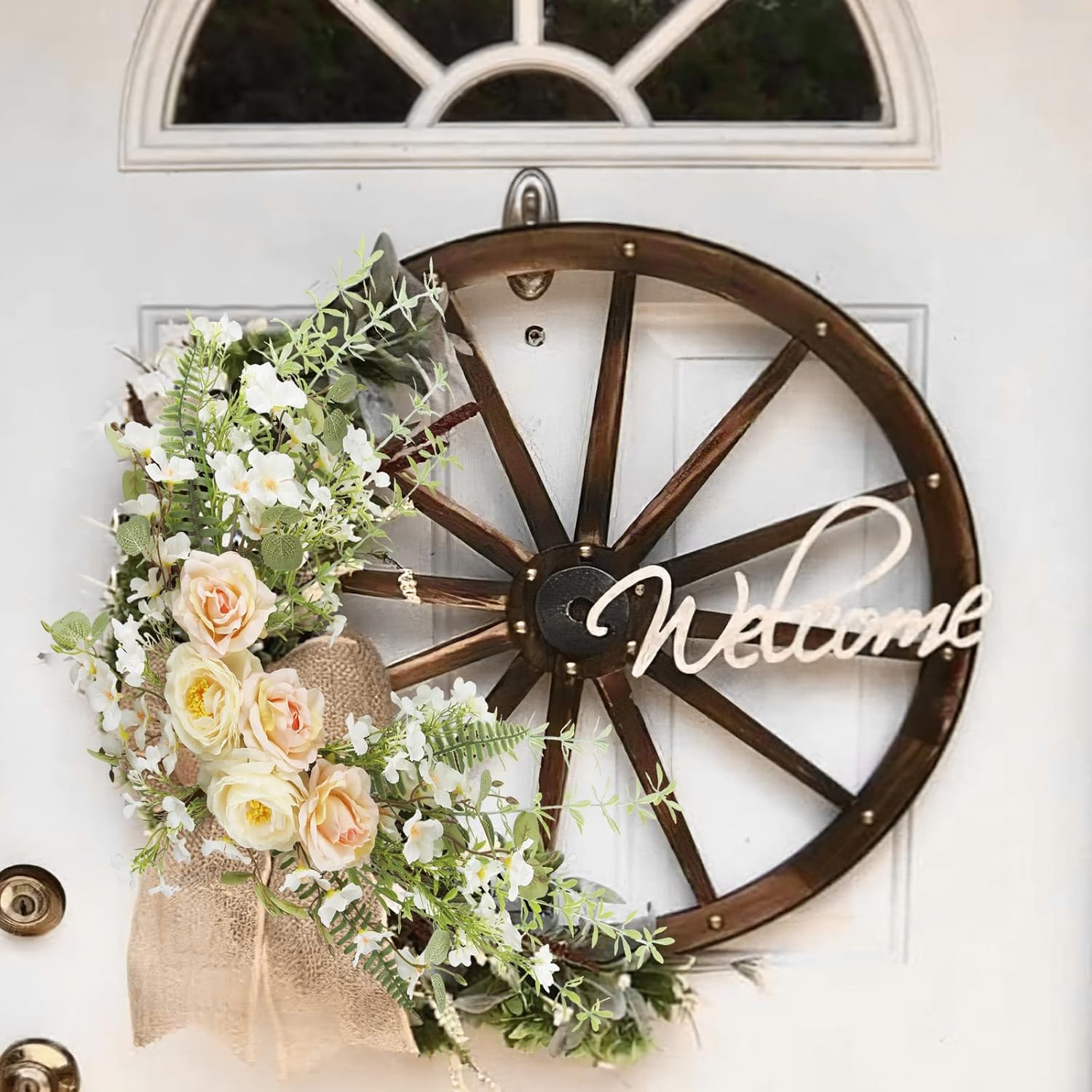 Artificial Peony Swag Arch Door Decor 1968 Inch