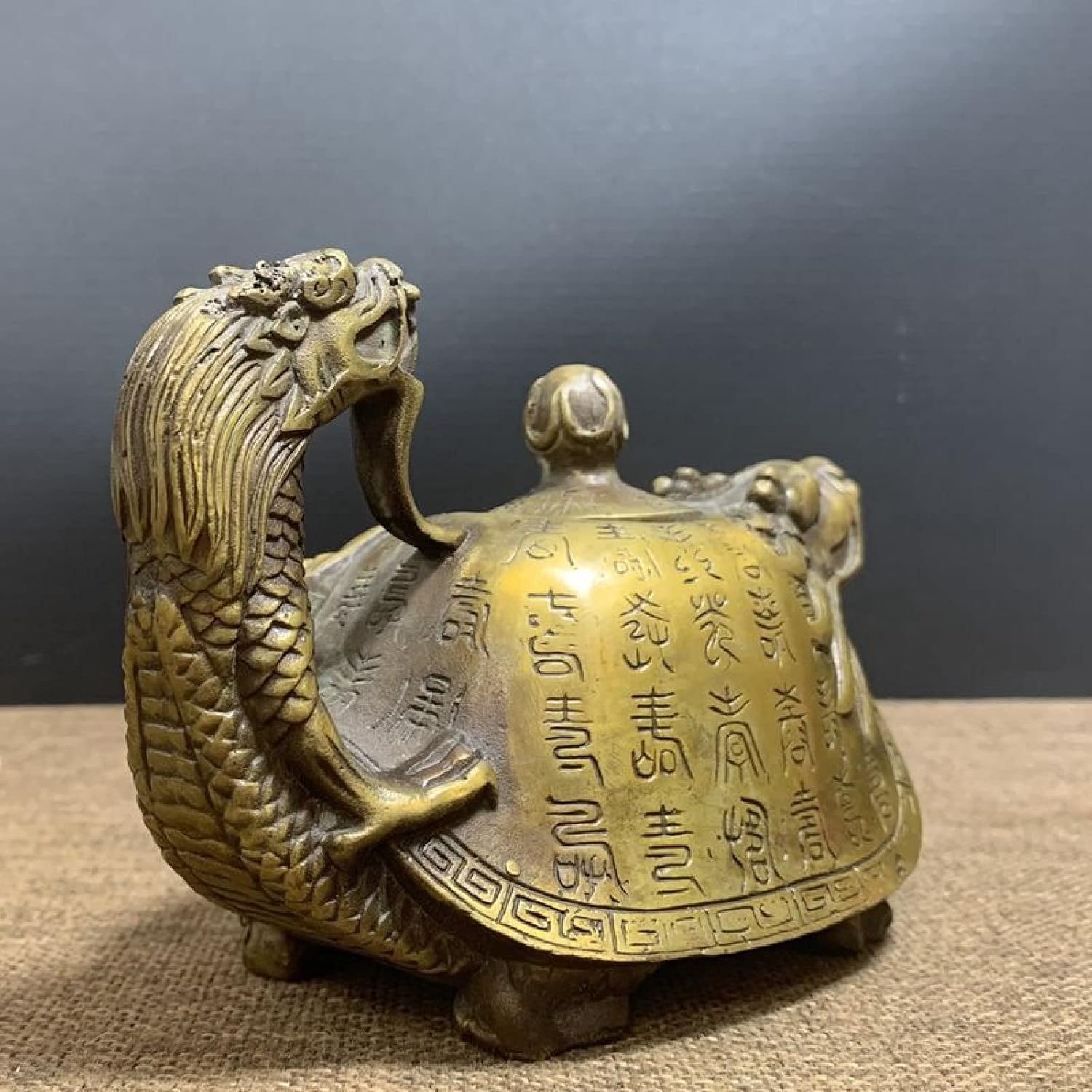 Handcrafted Brass Sculpture Statue and Copper Teapot Ornament