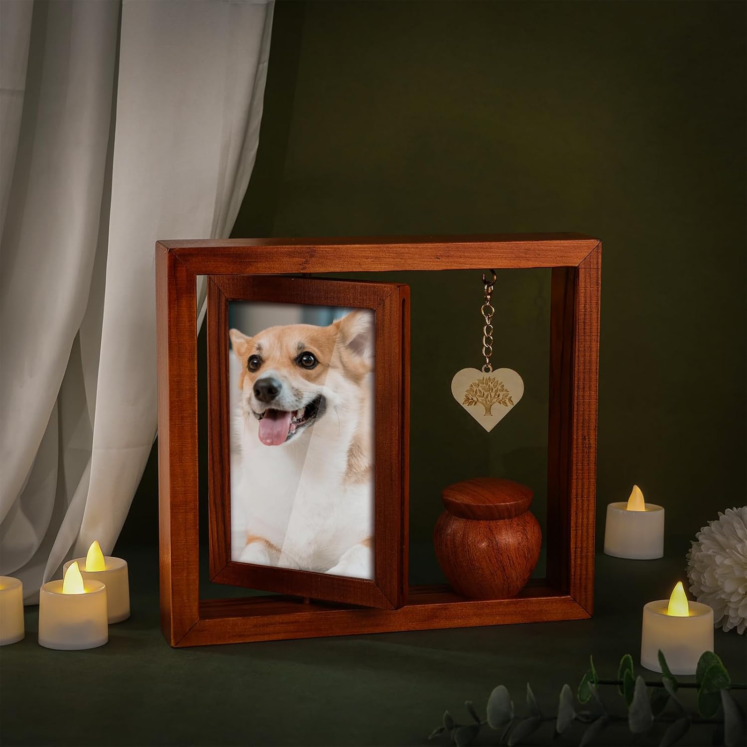 Small Urns for Human Ashes Memorial Picture Frame Keepsake