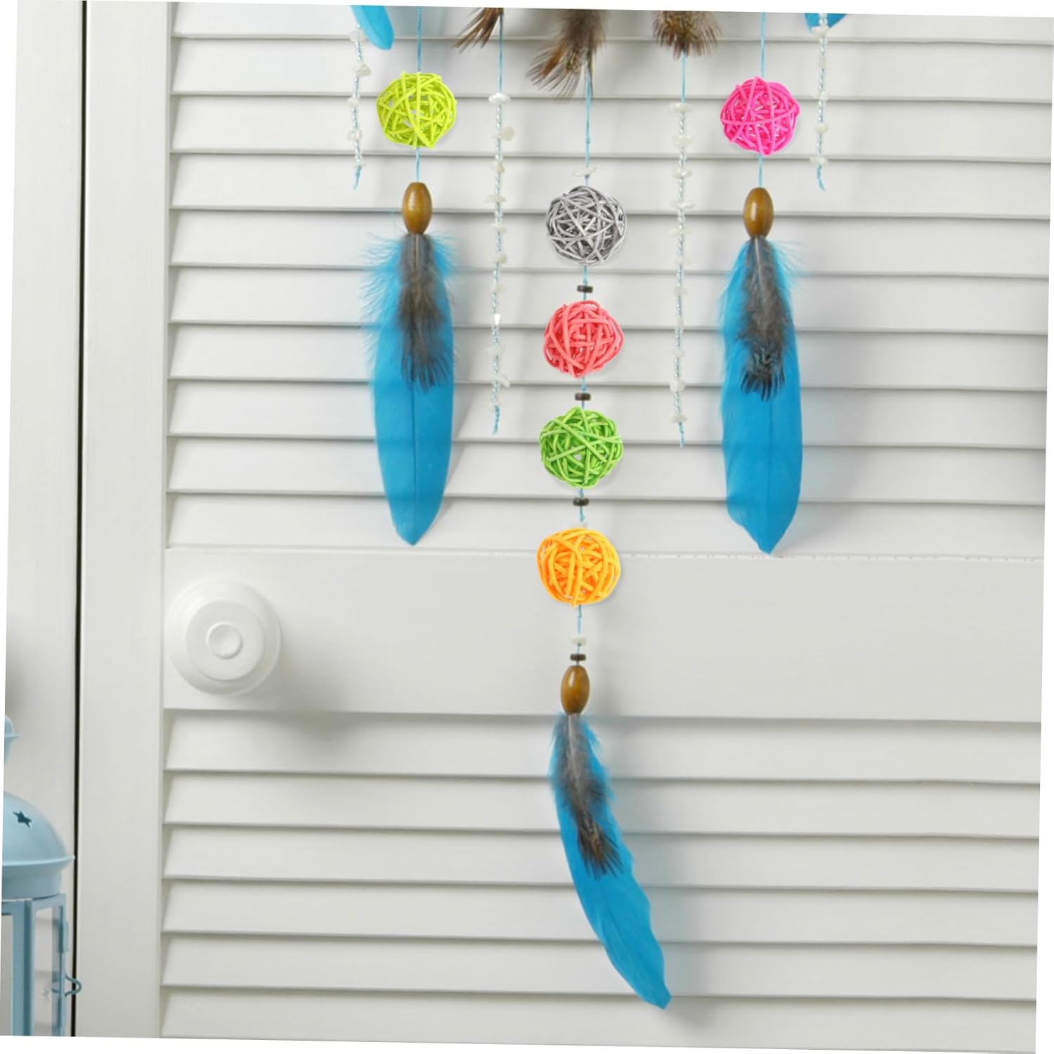 100pcs Colorful Rattan Decorative Balls for Christmas Party Wedding Home and Nursery Decor