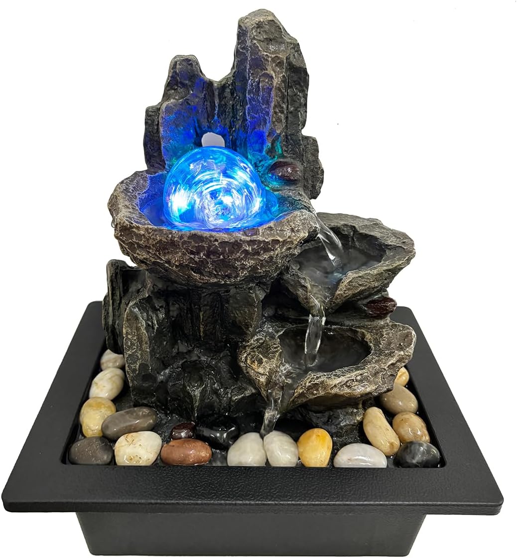 Feng Shui Crystal Glass Ball 5cm for Tabletop Fountain