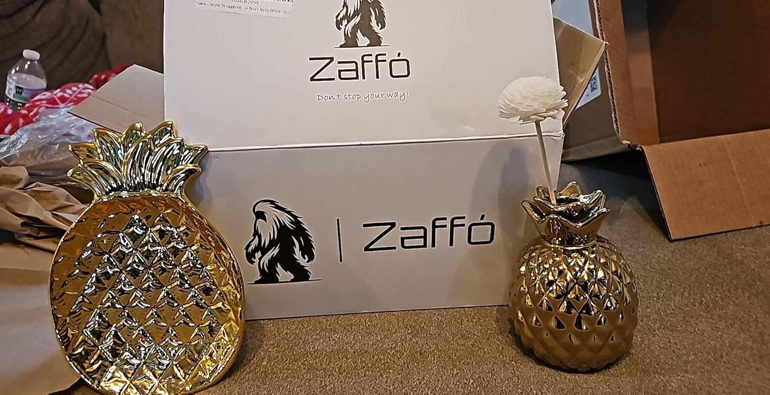 Gold Pineapple Key Holder Bowl with Aroma Diffuser 1