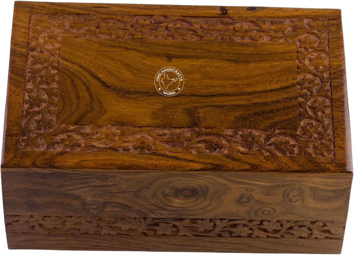 Handmade Rosewood Cremation Urn Box for Human Ashes X-tra Large 11x725x45 Inches