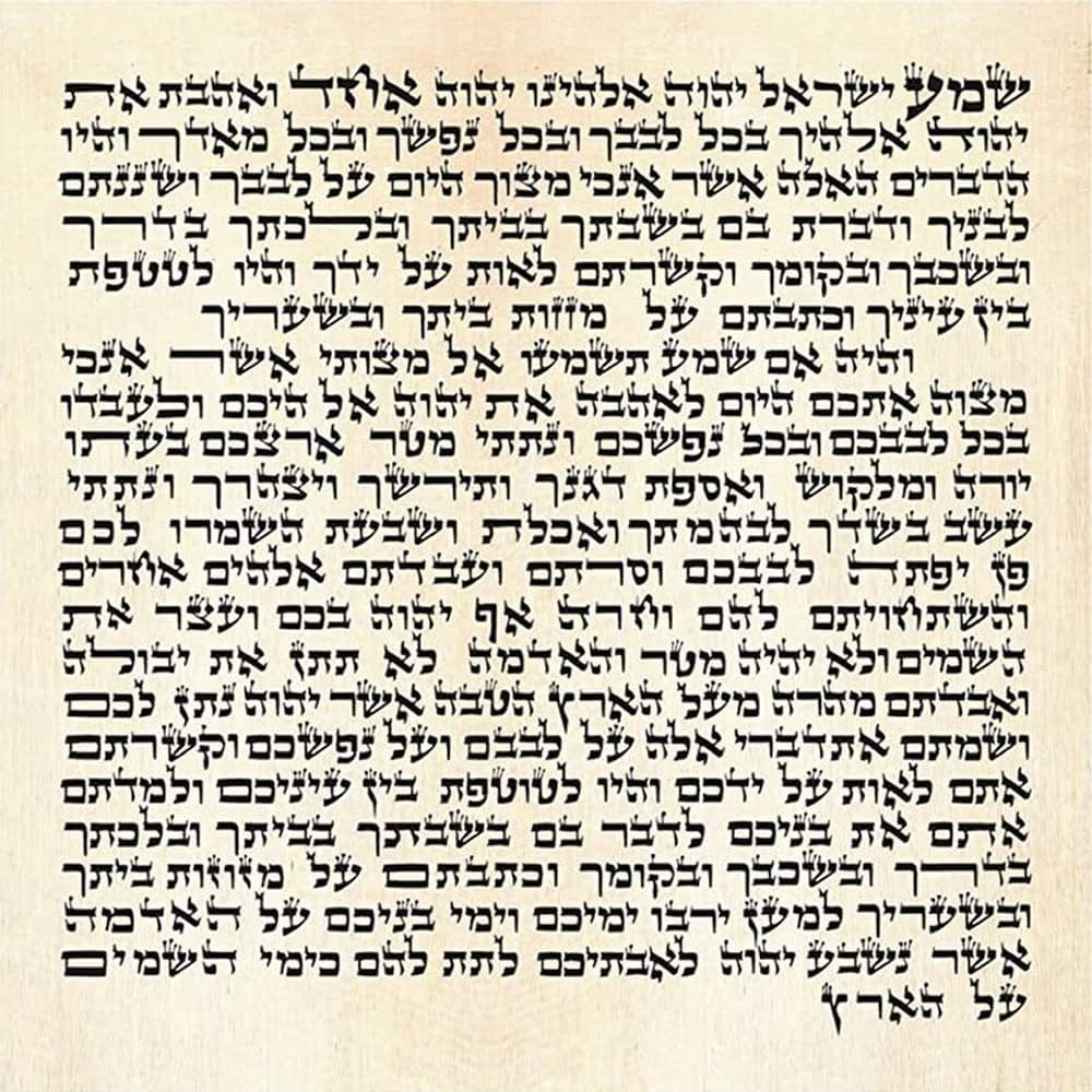 My Daily Styles 4 Mezuzah Paper Parchment