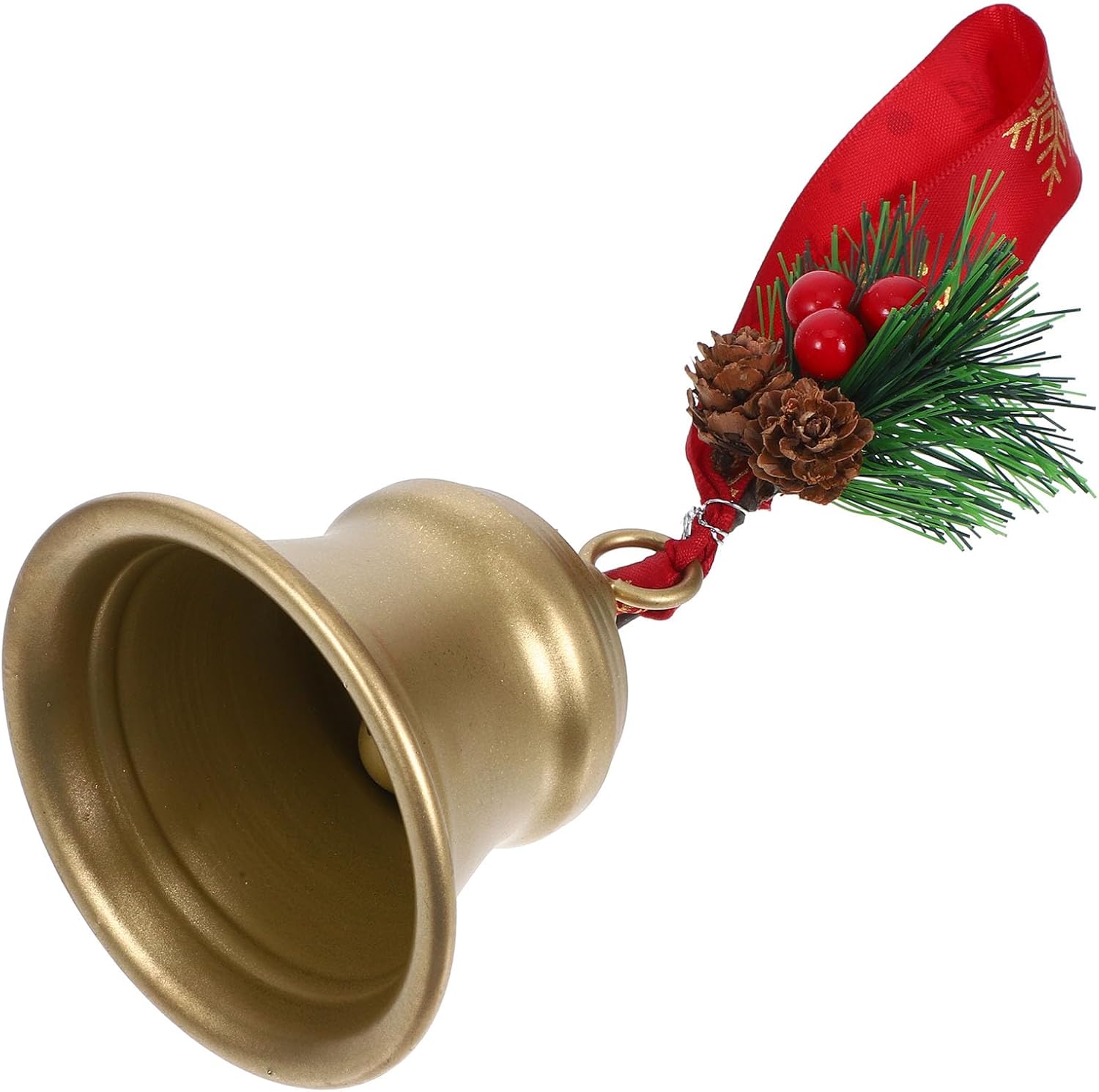 LUOZZY Christmas Metal Bell Decorative Hanging Ornament