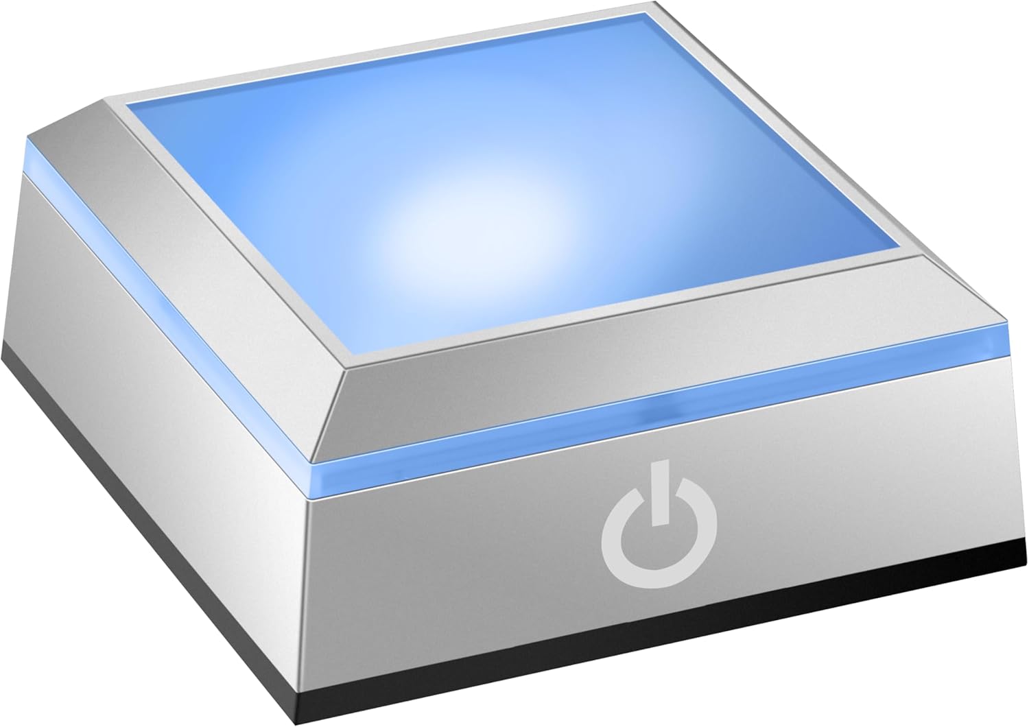 ERWEI LED Light Base for Crystal 3D Glass Art Colorful Lighted Square Stand Display Plate