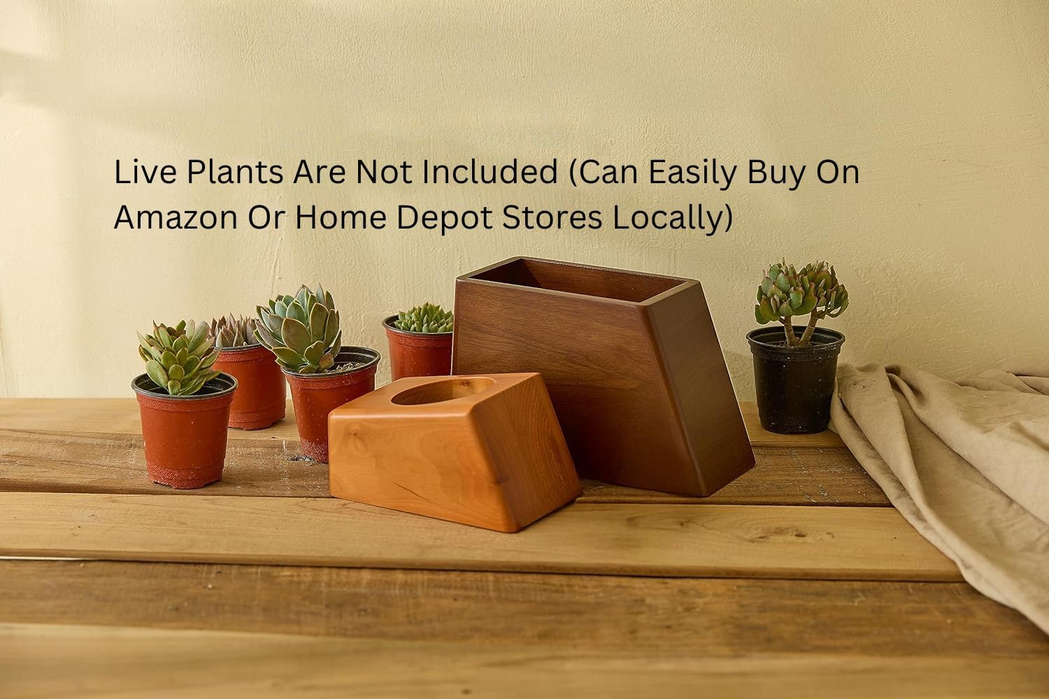 Handcrafted Wooden Cremation Urn with Magnetic Lid - Large Decorative Ash Urn for Home Use