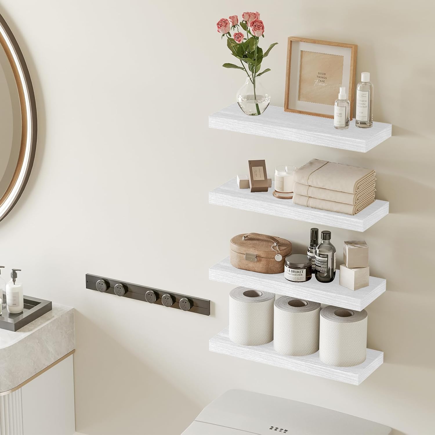 Fixwal 158 In Floating Shelves Set of 4