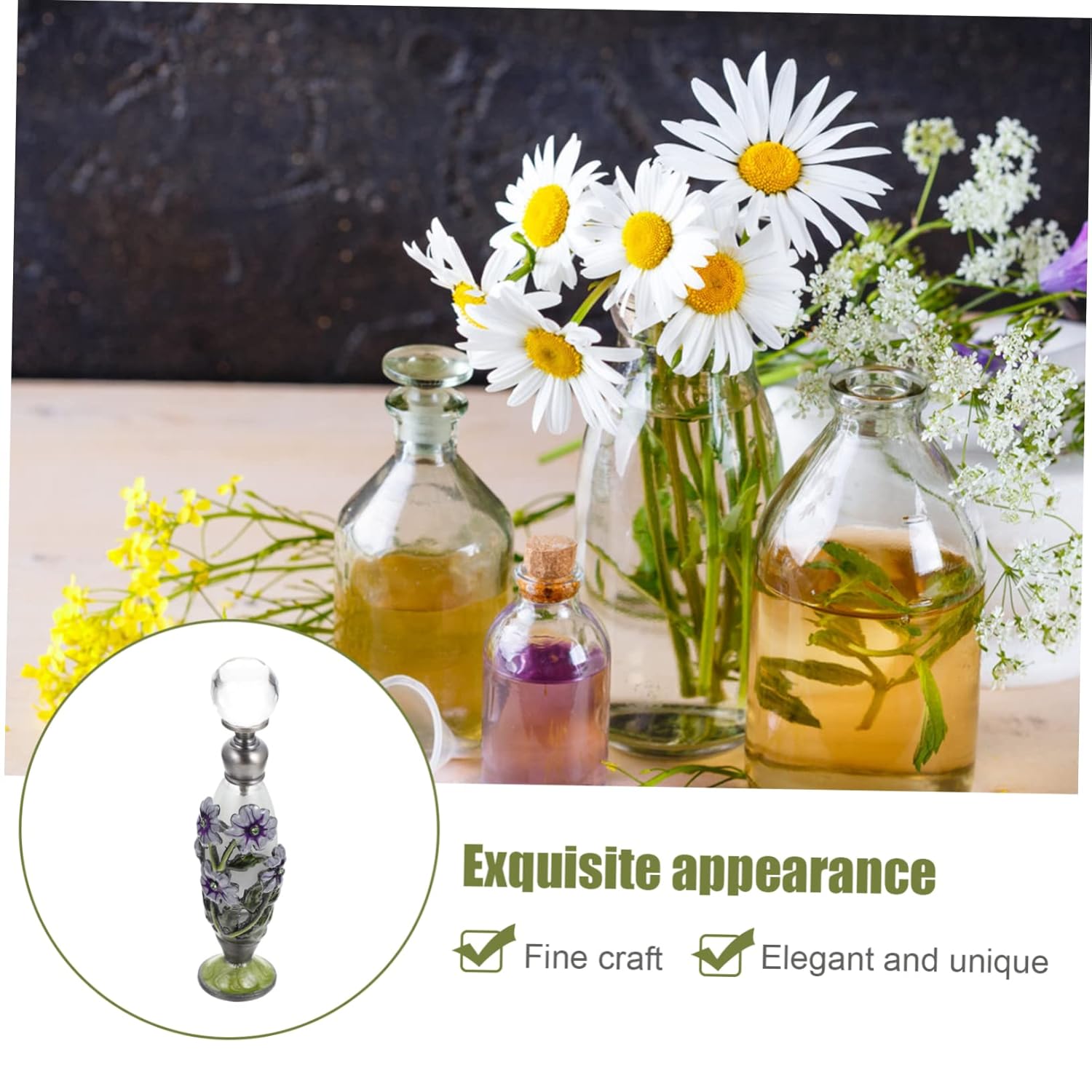 BESTYASH Vintage Essential Oil Travel Bottle
