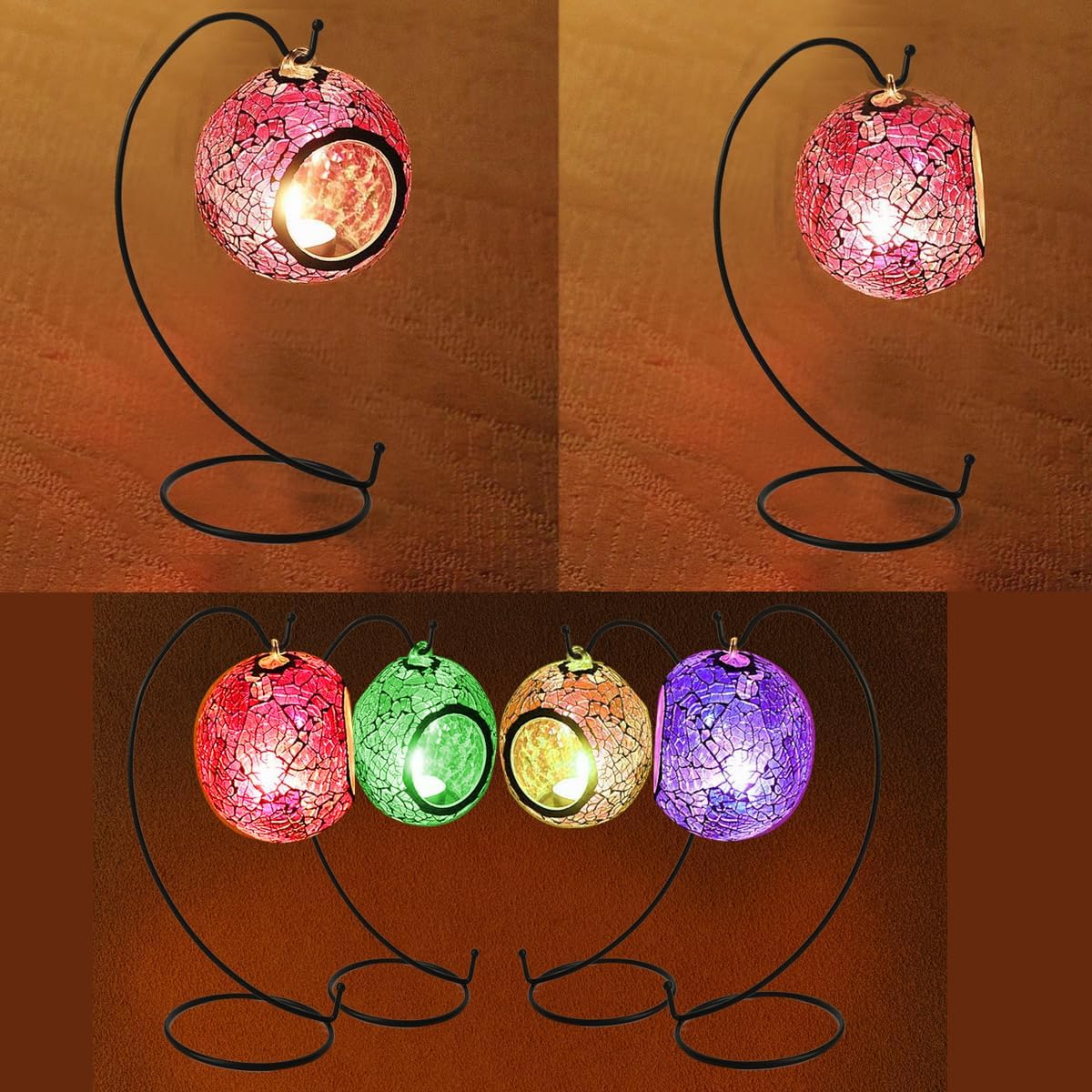 Constefire 6 PCS Ornament Display Stand