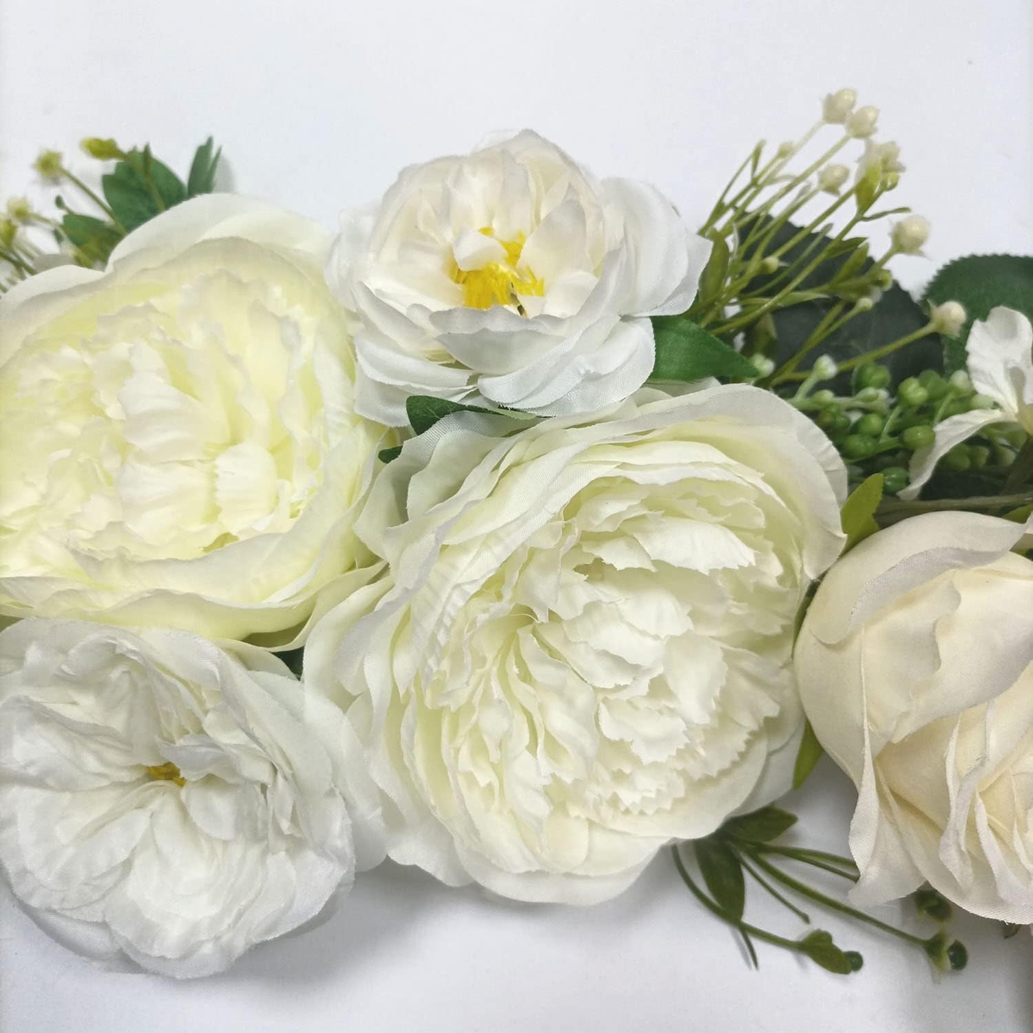 Arch Flowers Artificial Floral Swag 23 Inch Ivory
