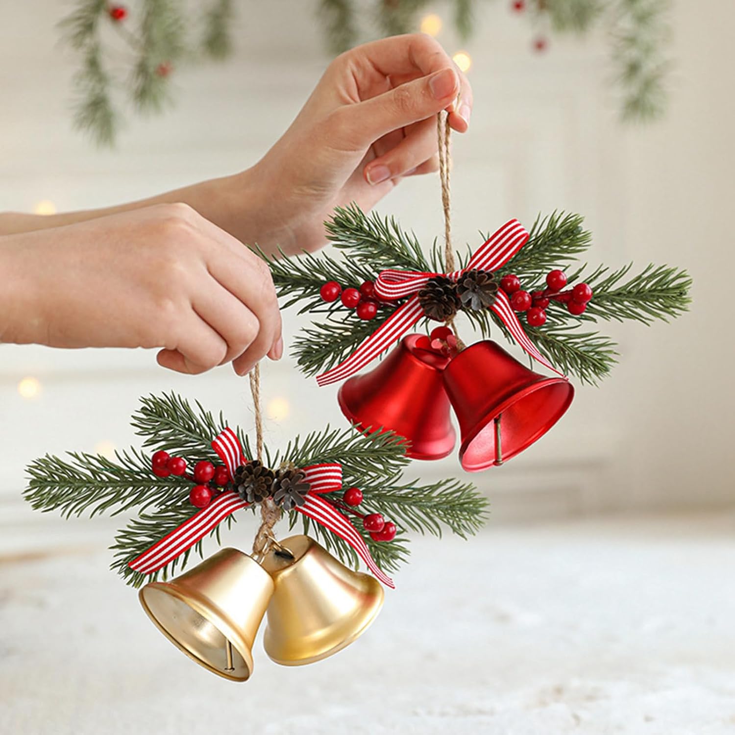 Ochine Christmas Jingle Bells Door Hanger