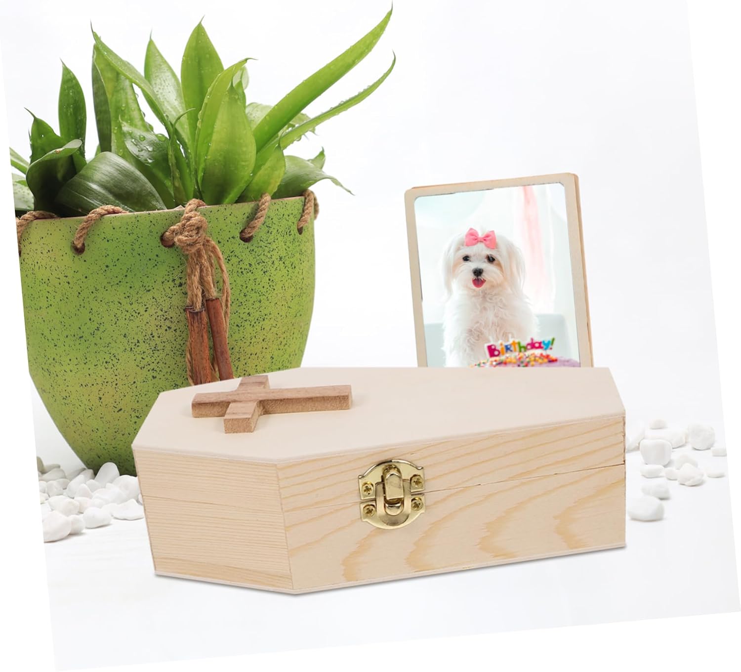 Coffin Shape Decorative Jewelry Storage Box