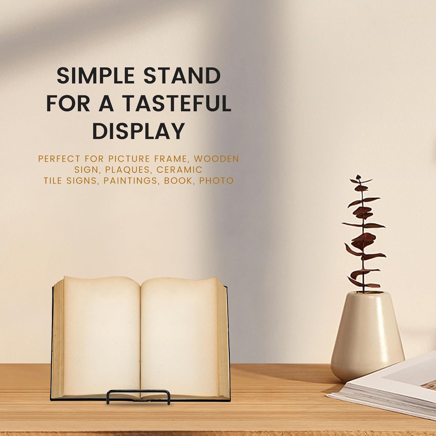 12 Pack 6 Inch Plate Stands for Display