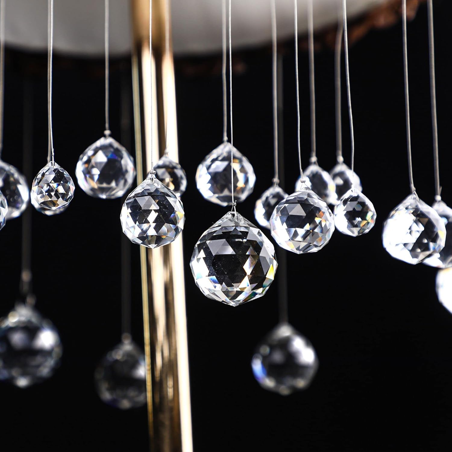 Clear Crystal Ball Suncatcher 20Pcs 40mm Feng Shui Decoration
