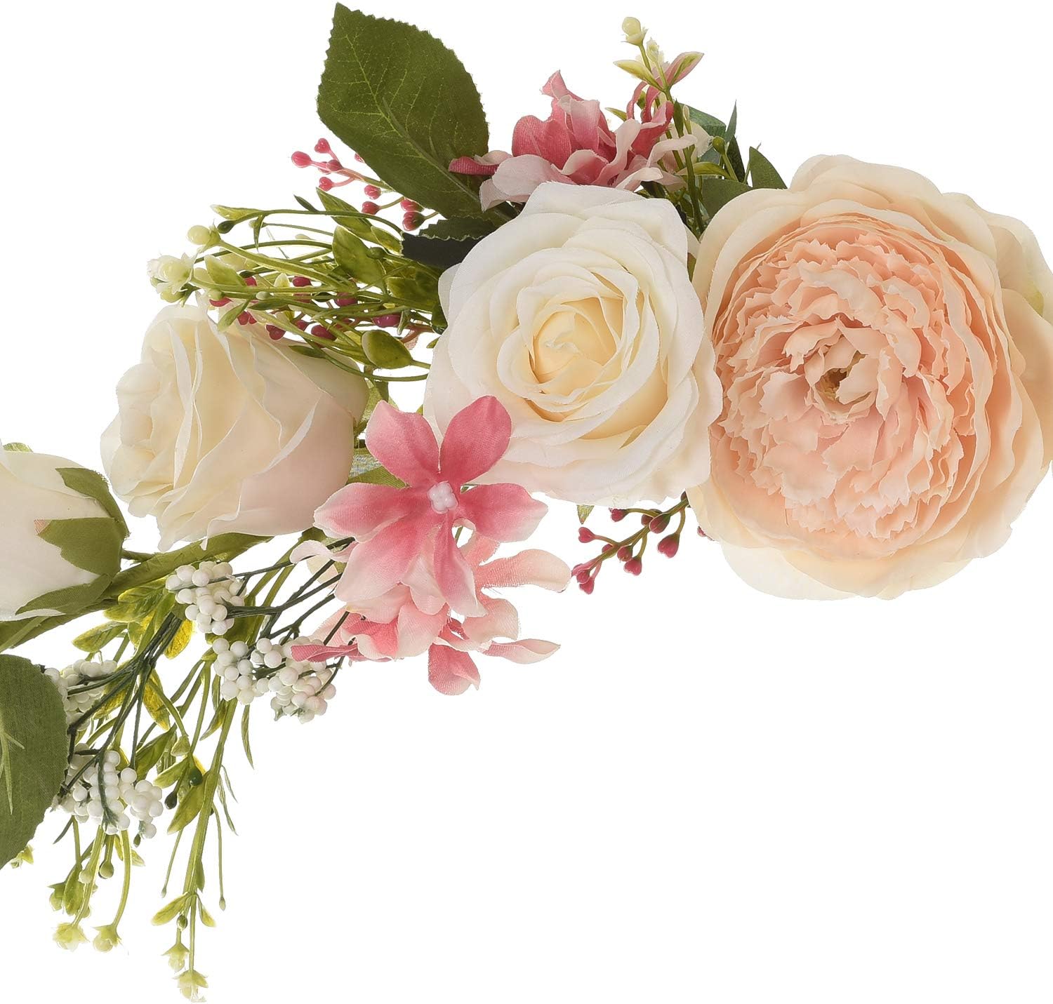 Lvydec Artificial Peony Flower Swag 25 Inch Decorative