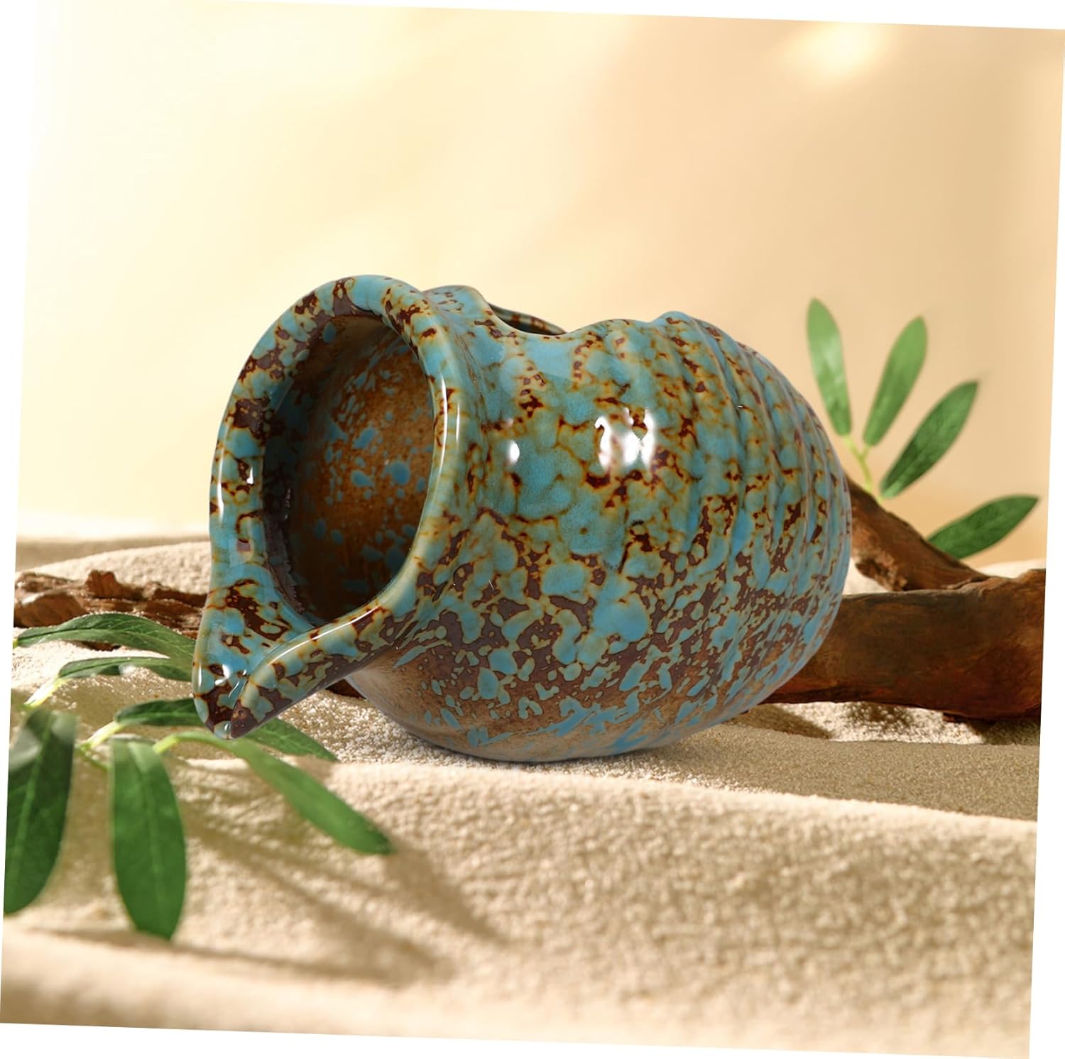 Toyvian Ceramic Waterfall Fountain for Indoor Use