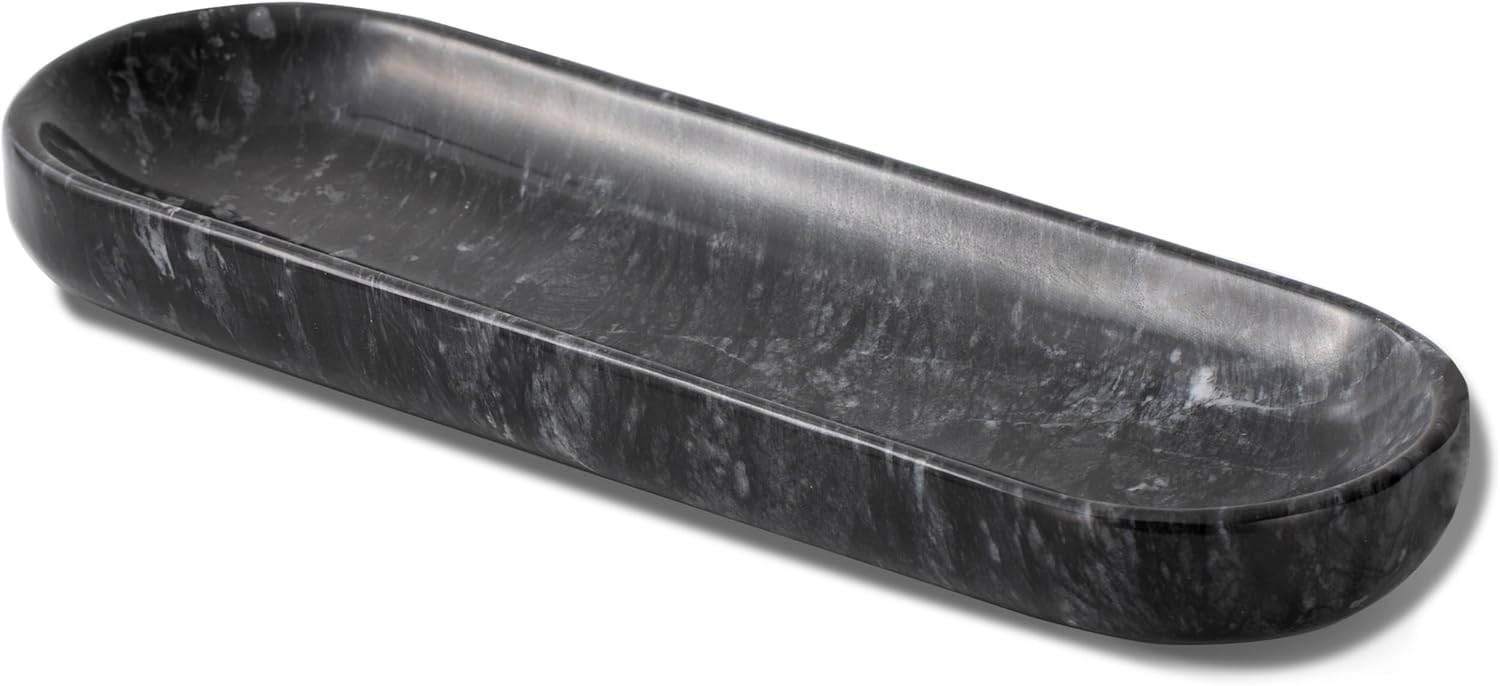 106 Black Marble Decorative Tray Bowl