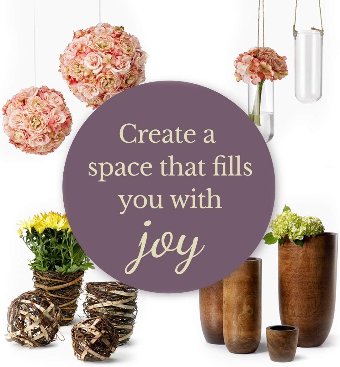 Serene Spaces Living Medium Glazed Ceramic Pedestal Bowl - Vintage Wedding Centerpiece